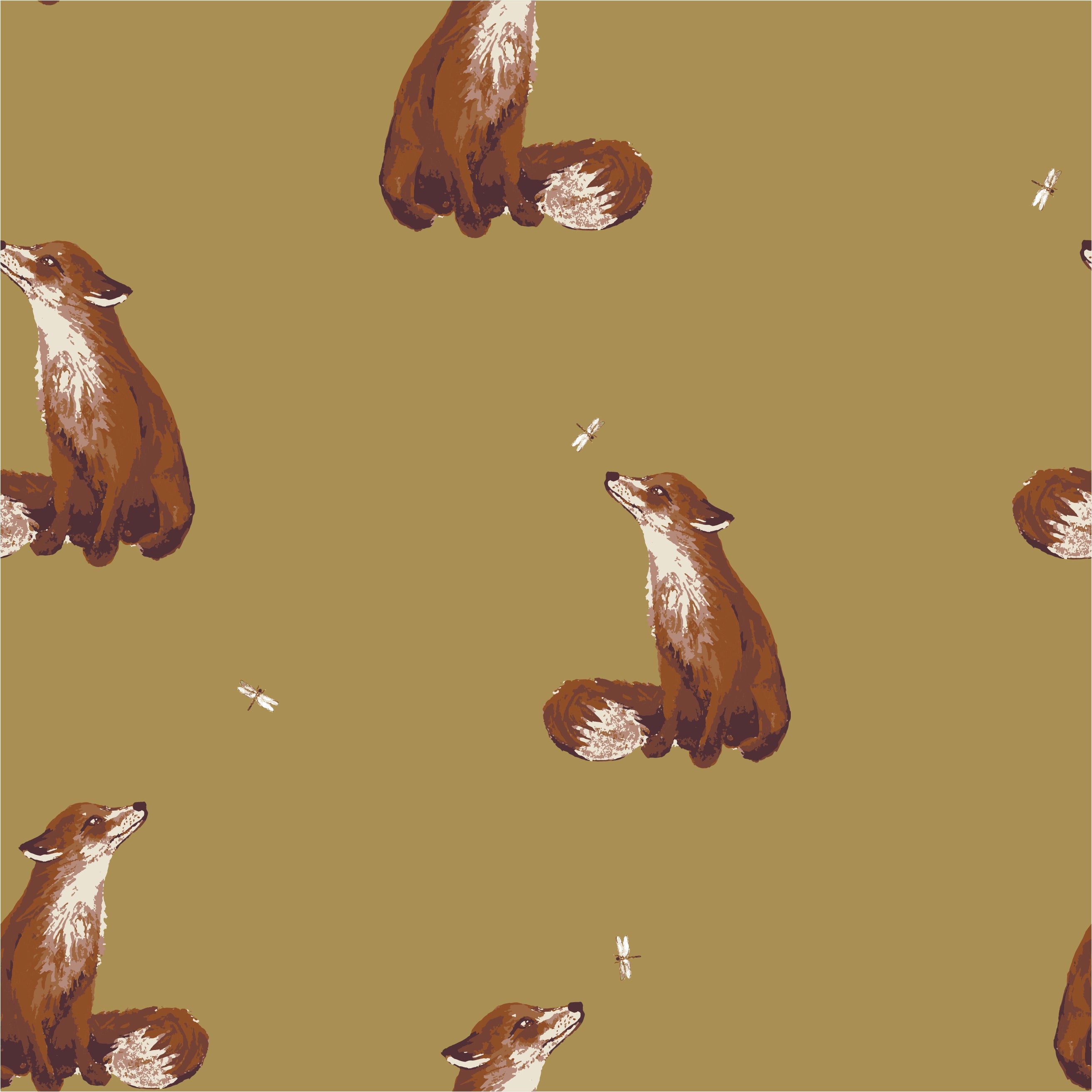 Gold Fox Print