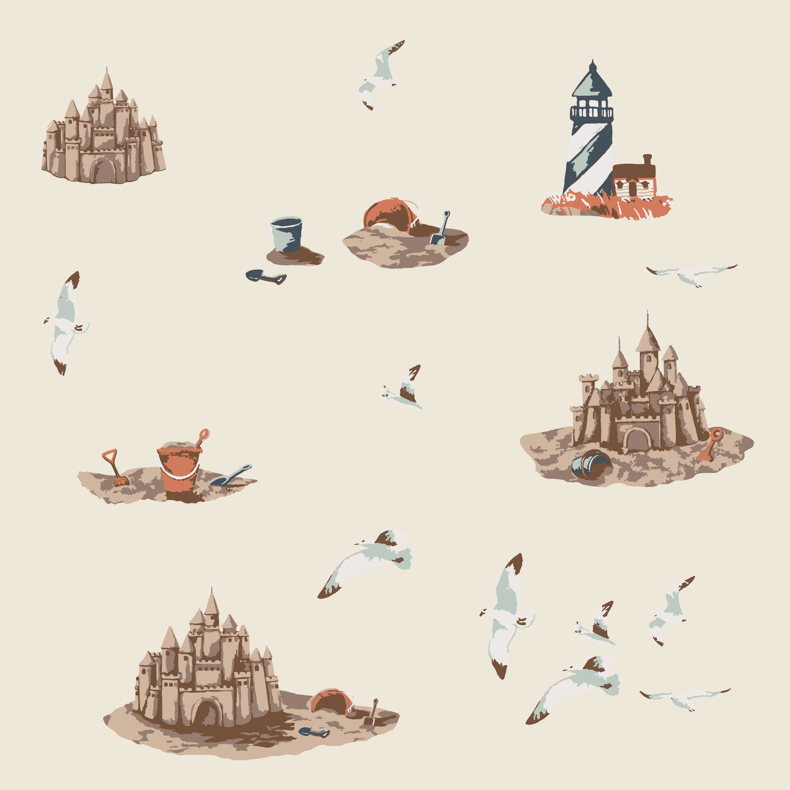 Sandcastle Print