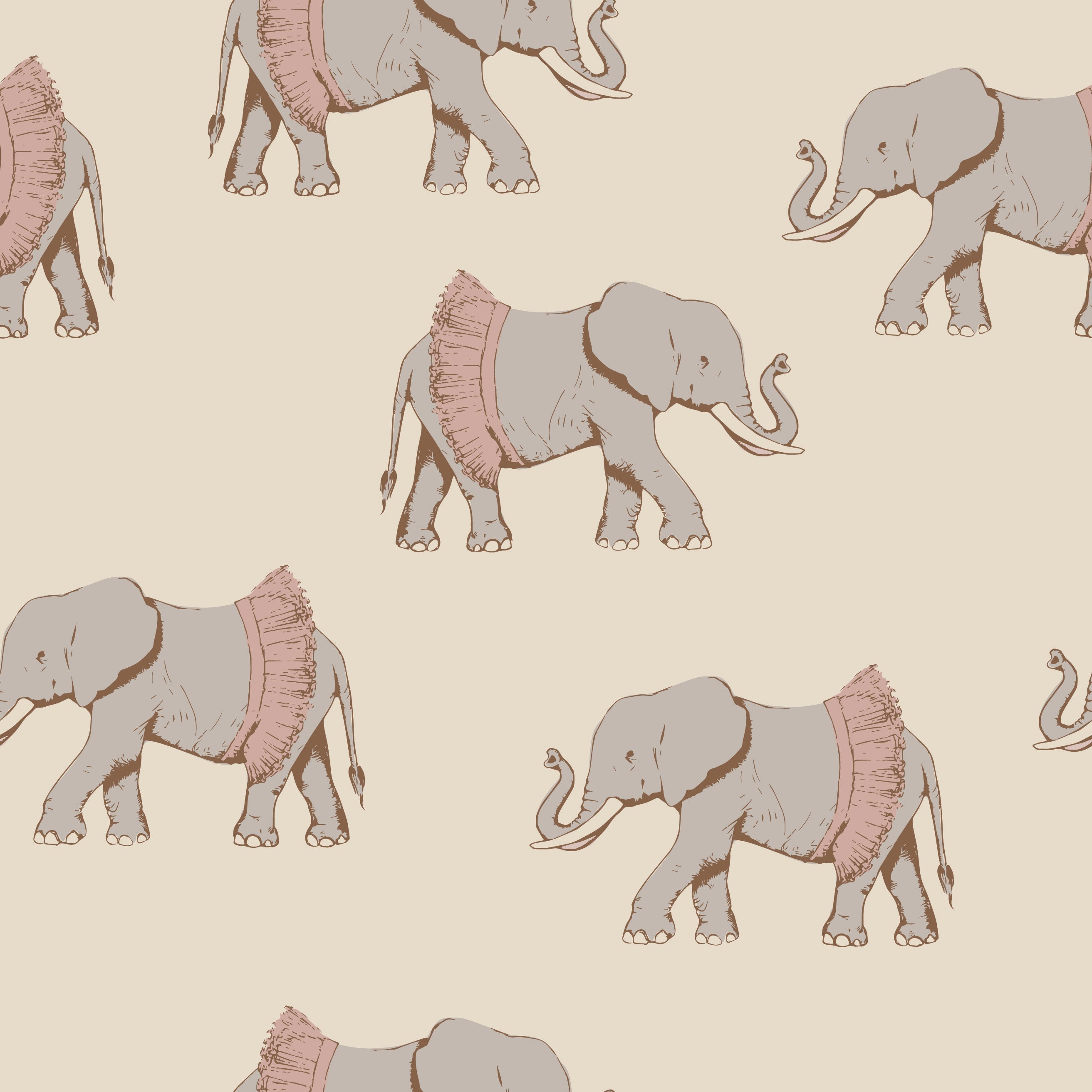 Tutu Elephant Print