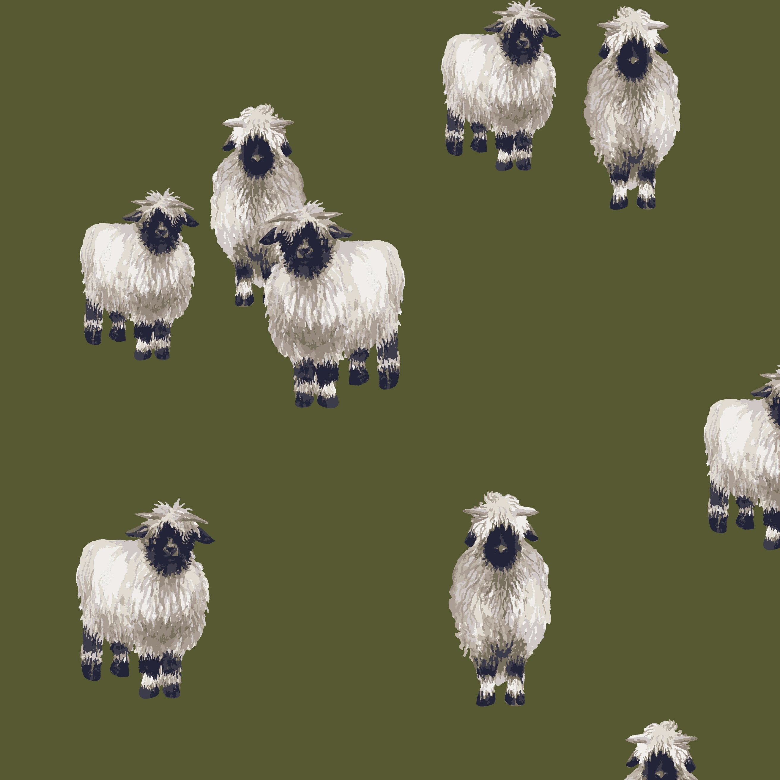 Valais Sheep Print