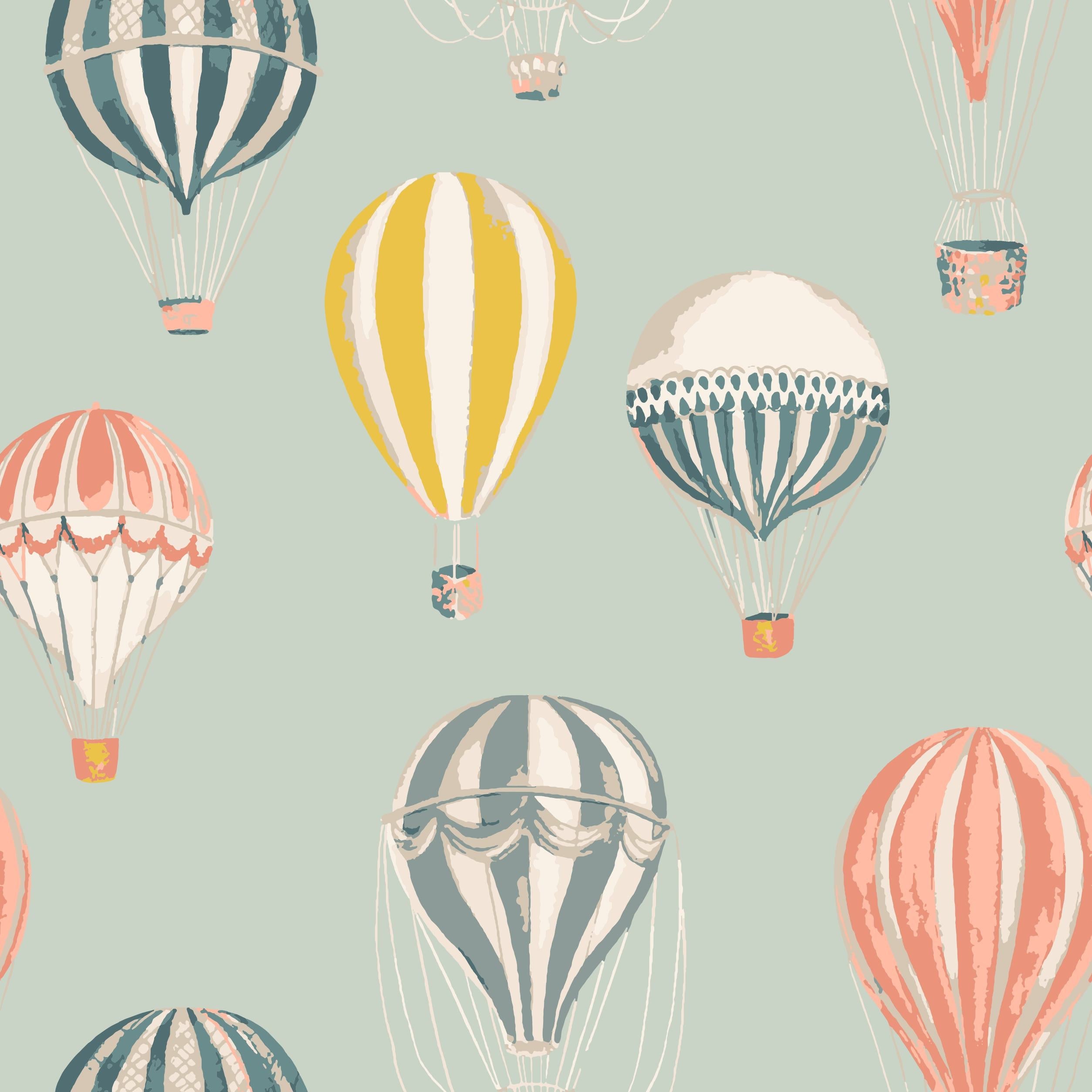 Vintage Balloons Print