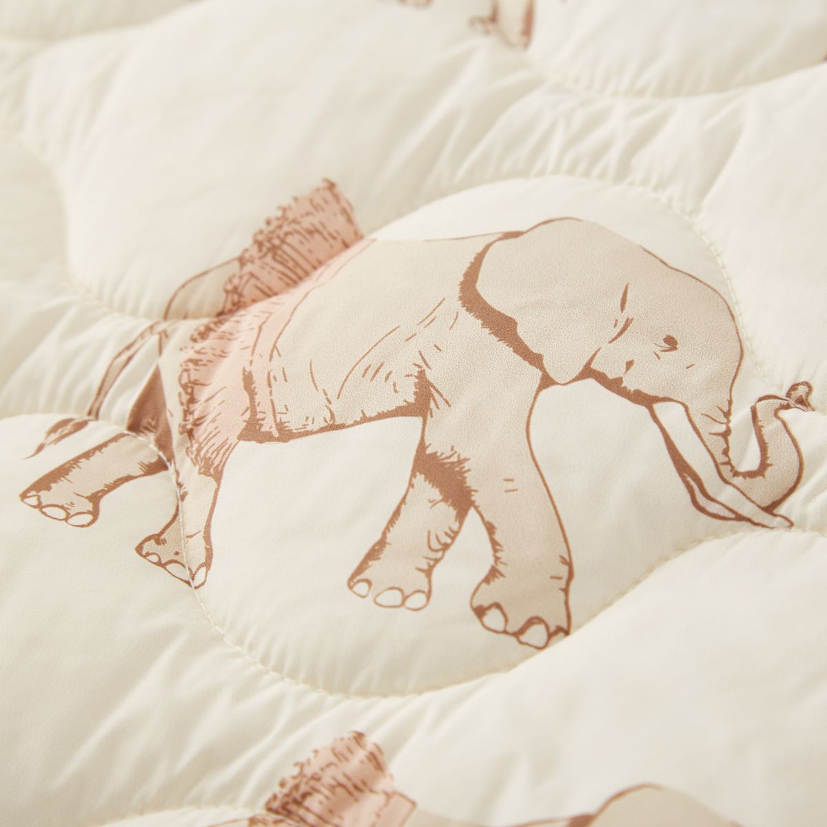 Tutu Elephant Lightweight Quilted Down Detail