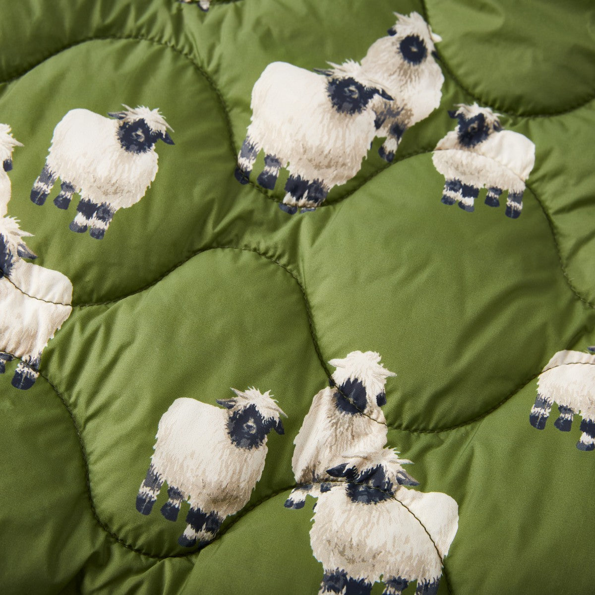 Valais Sheep Lightweight Down Pattern Detail
