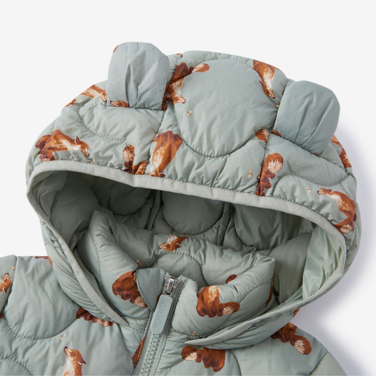 Fox Lightweight Down Hooded Jumpsuit Hood
