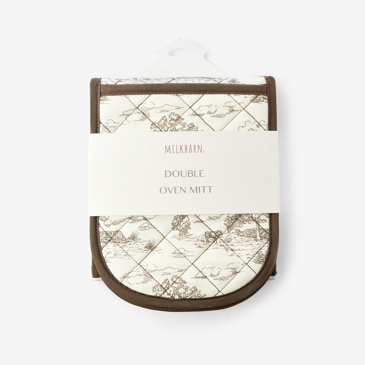 Country Toile Double Oven Mitt