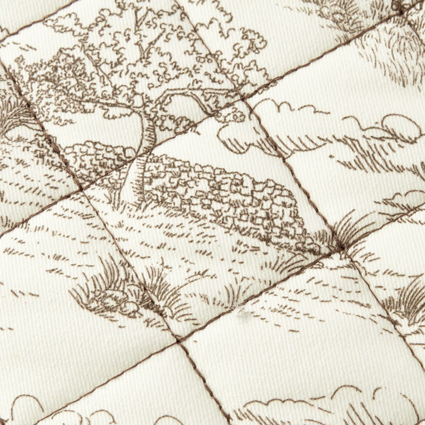 Country Toile Double Oven Mitt