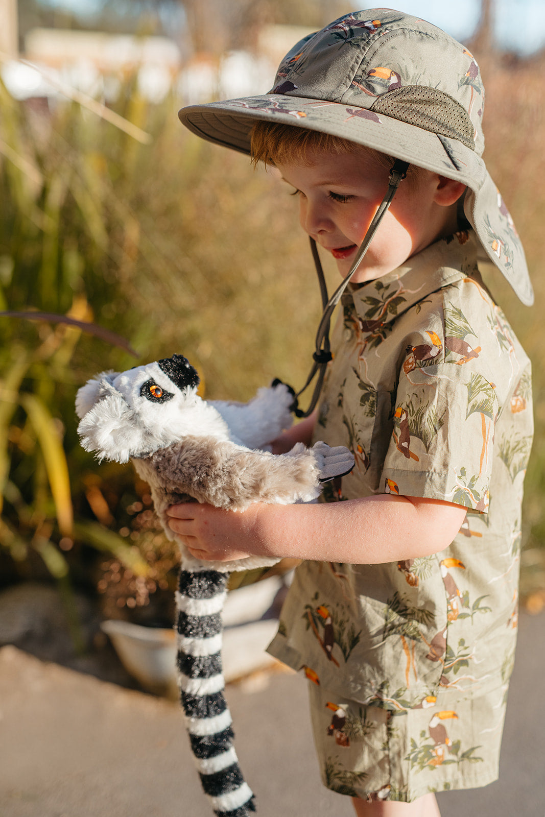 Island Leaf Sun Safety Play Hat