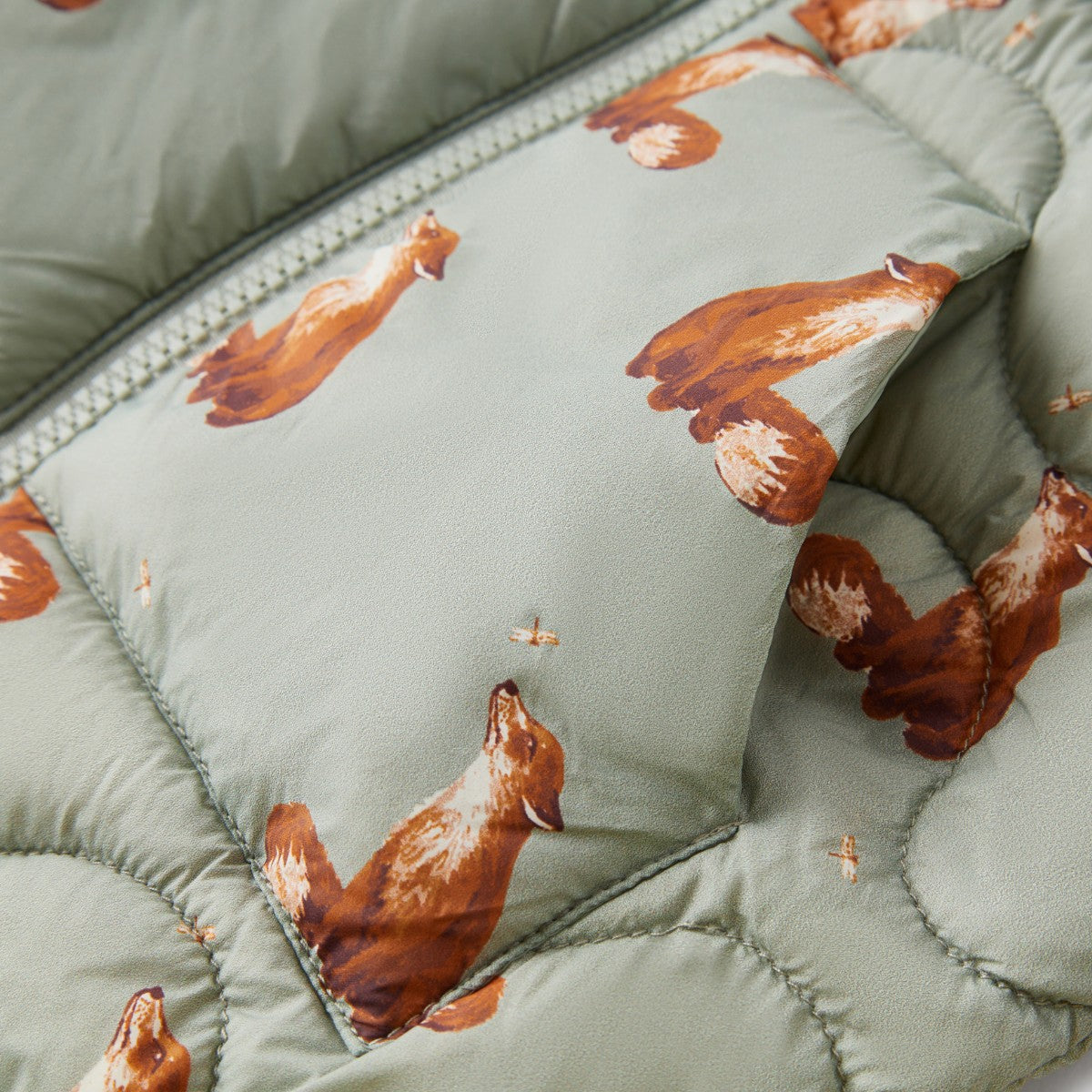 Fox Lightweight Down Hooded Jacket Pocket