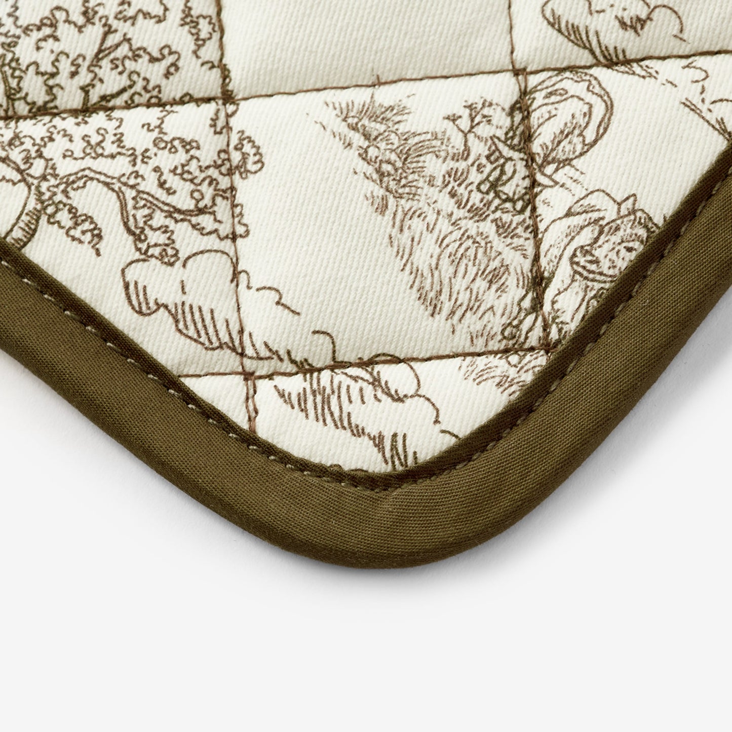Country Toile Hot Pad Set