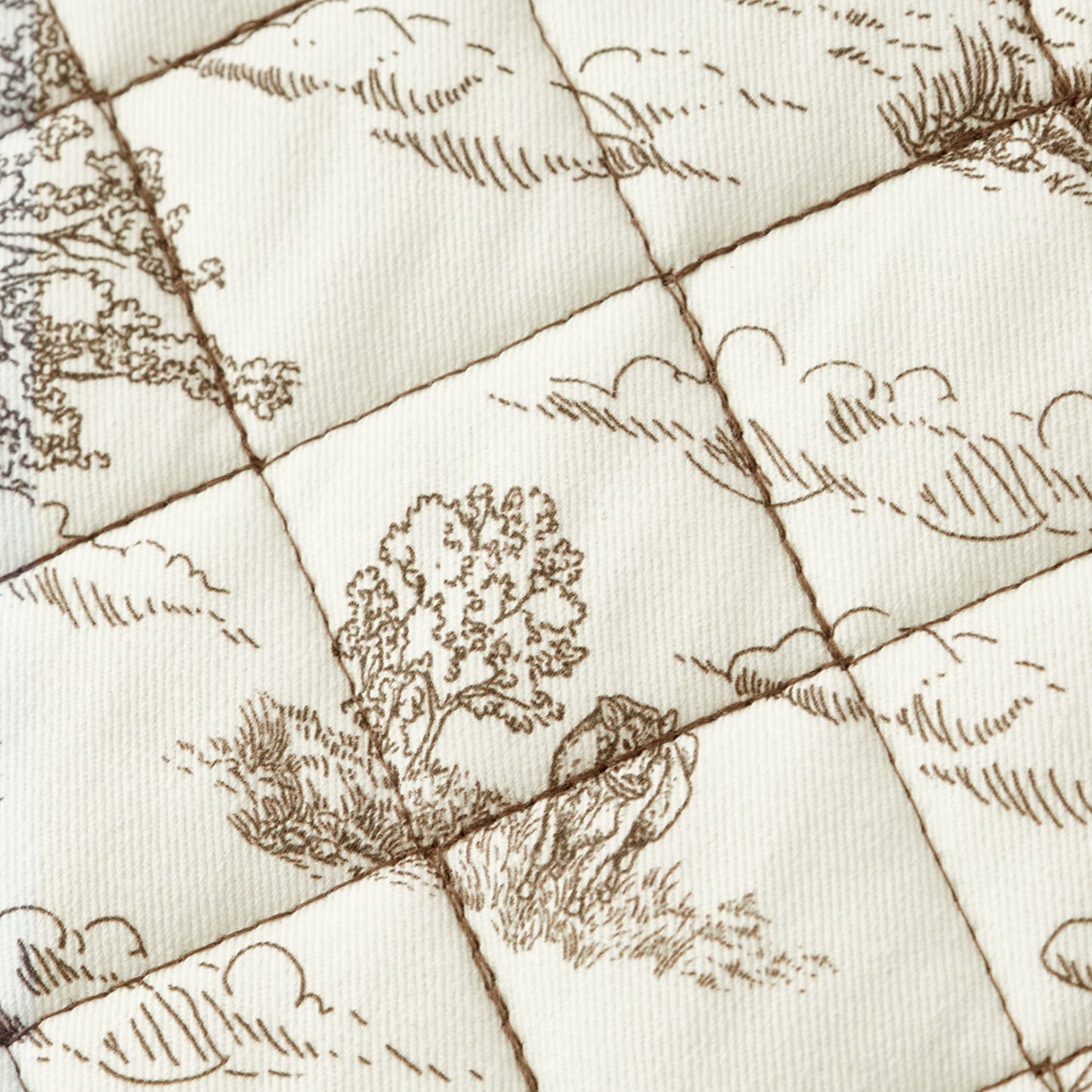 Country Toile Hot Pad Set