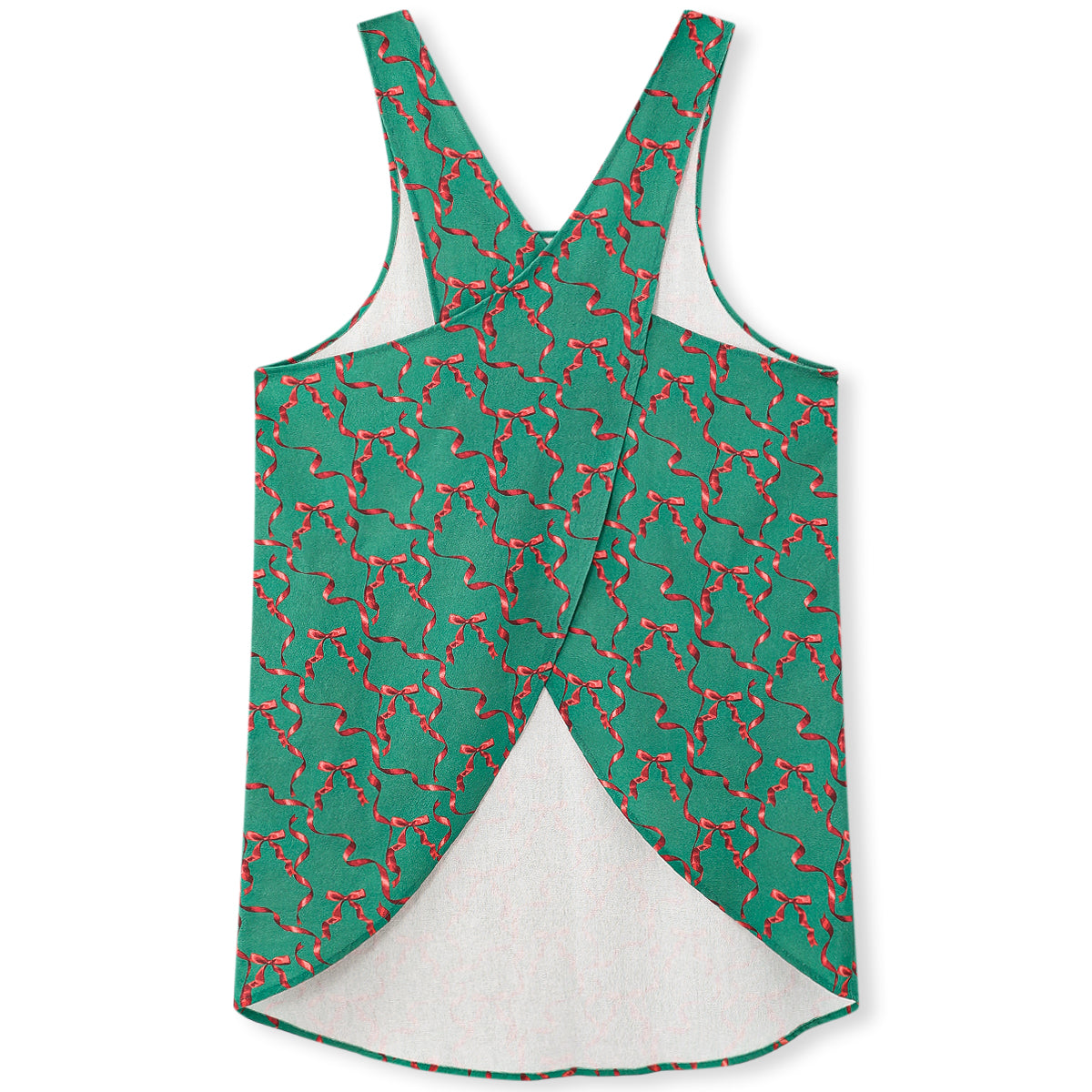 Adult Apron Holiday Ribbon