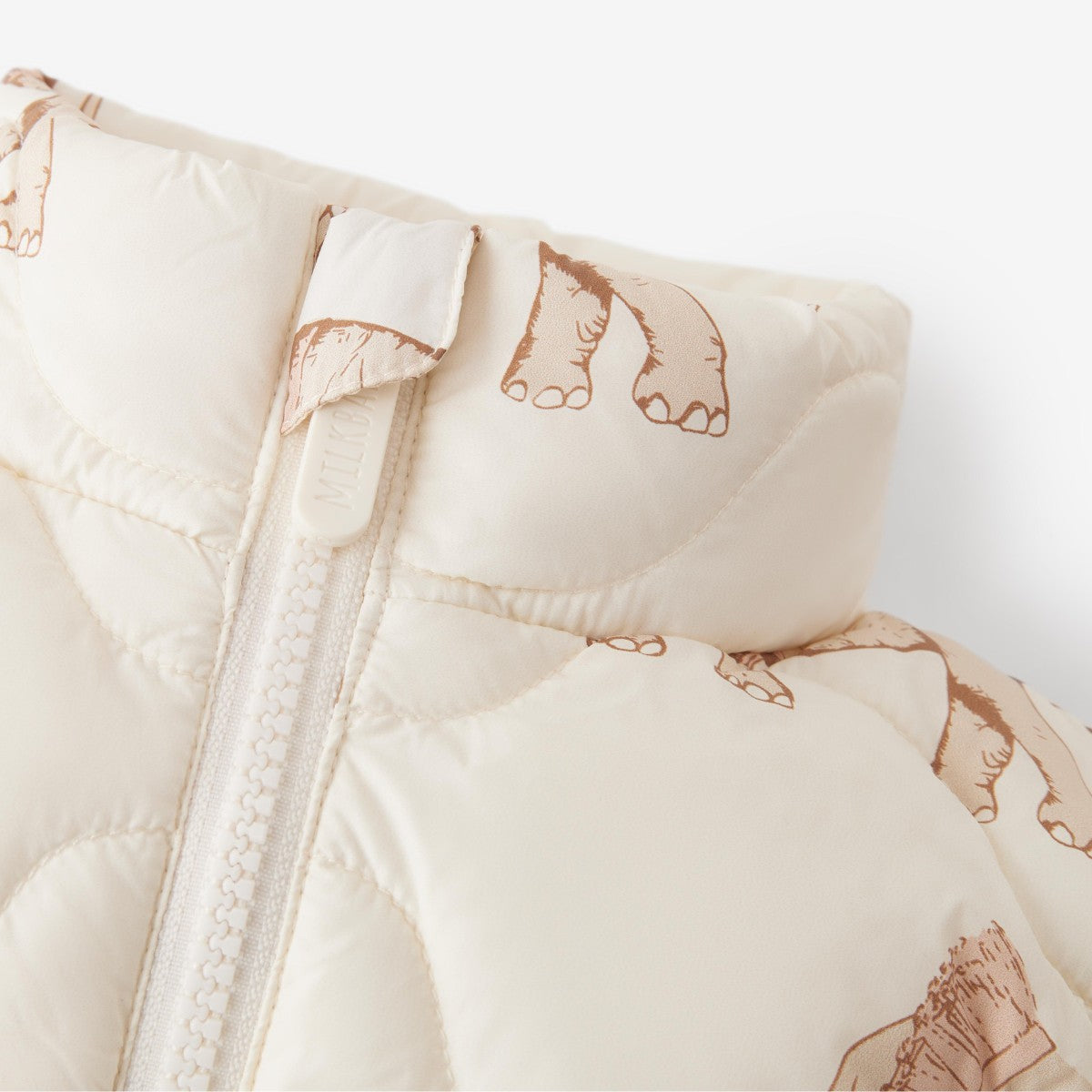 Tutu Elephant Lightweight Down Vest Collar