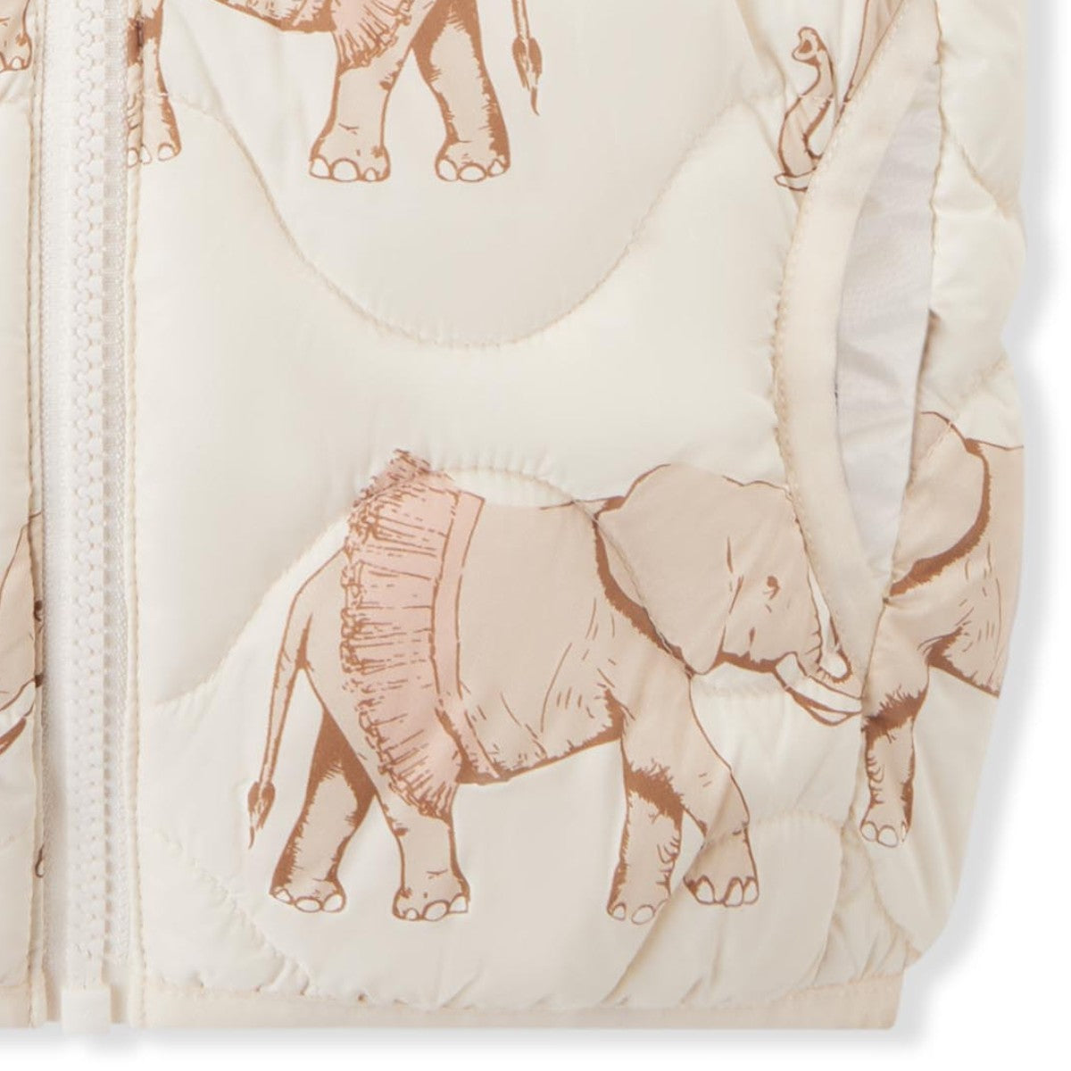 Tutu Elephant Lightweight Down Vest Pocket Edge