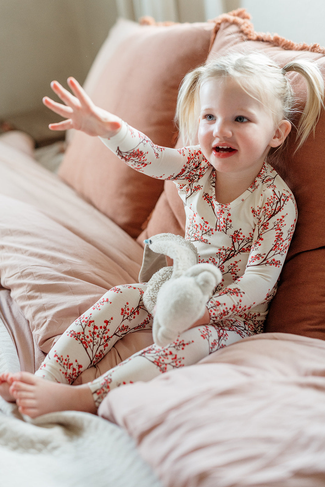 Winterberry Cotton Stretch Two Piece Pajama Set