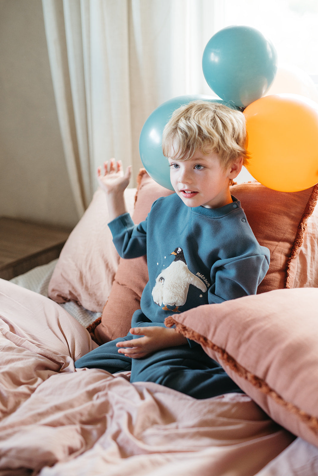 Dark Blue Penguin Cozy Sweatshirt