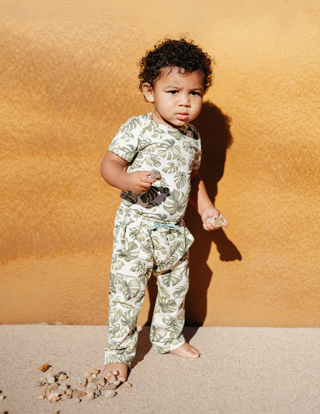 Island Leaf Cotton Stretch Jogger Pants