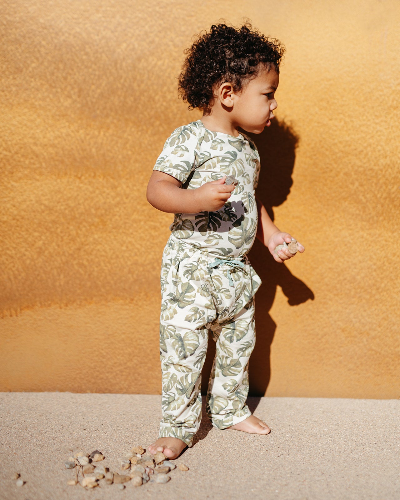 Island Leaf Cotton Stretch Jogger Pants