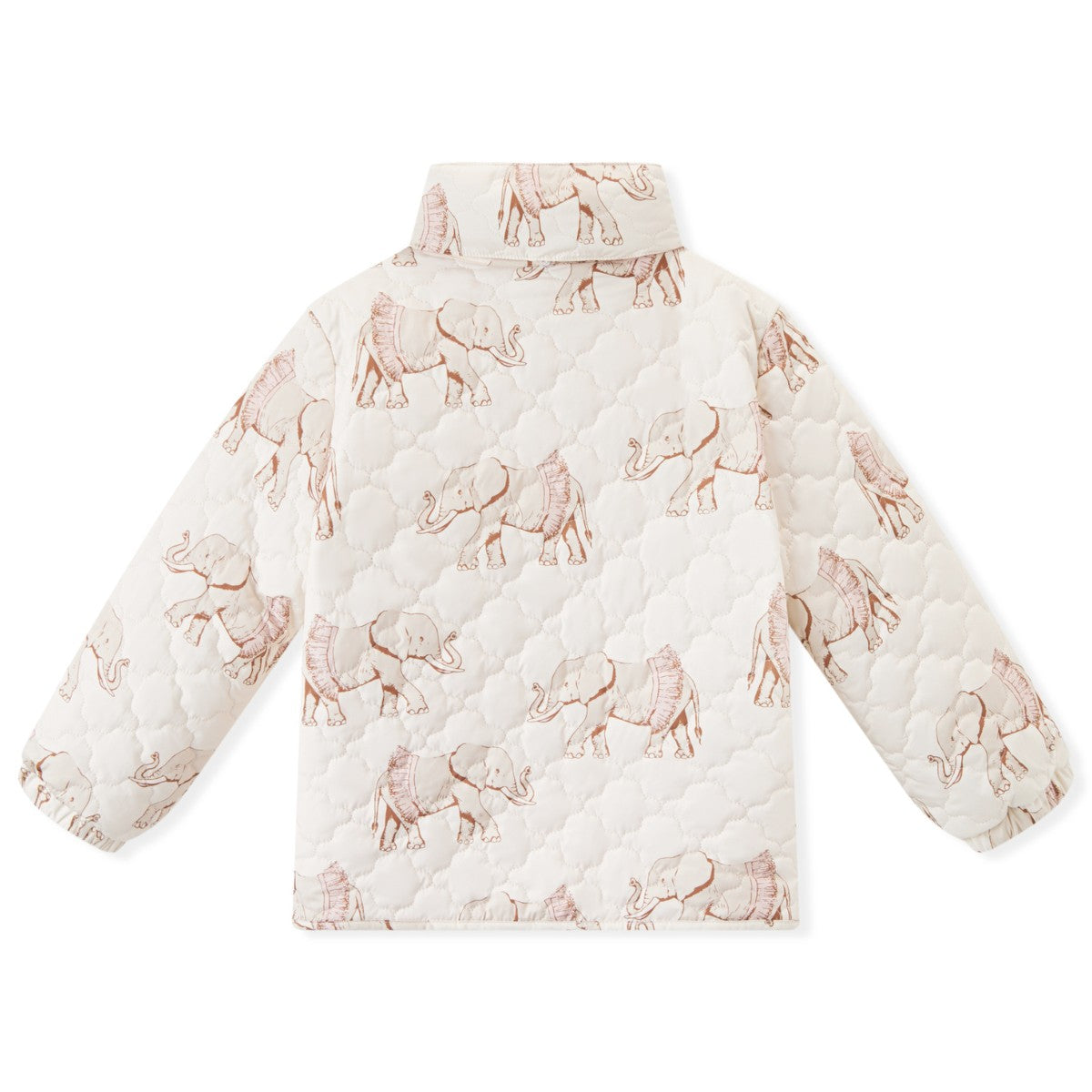 Tutu Elephant Quilted Jacket and Scarf Back