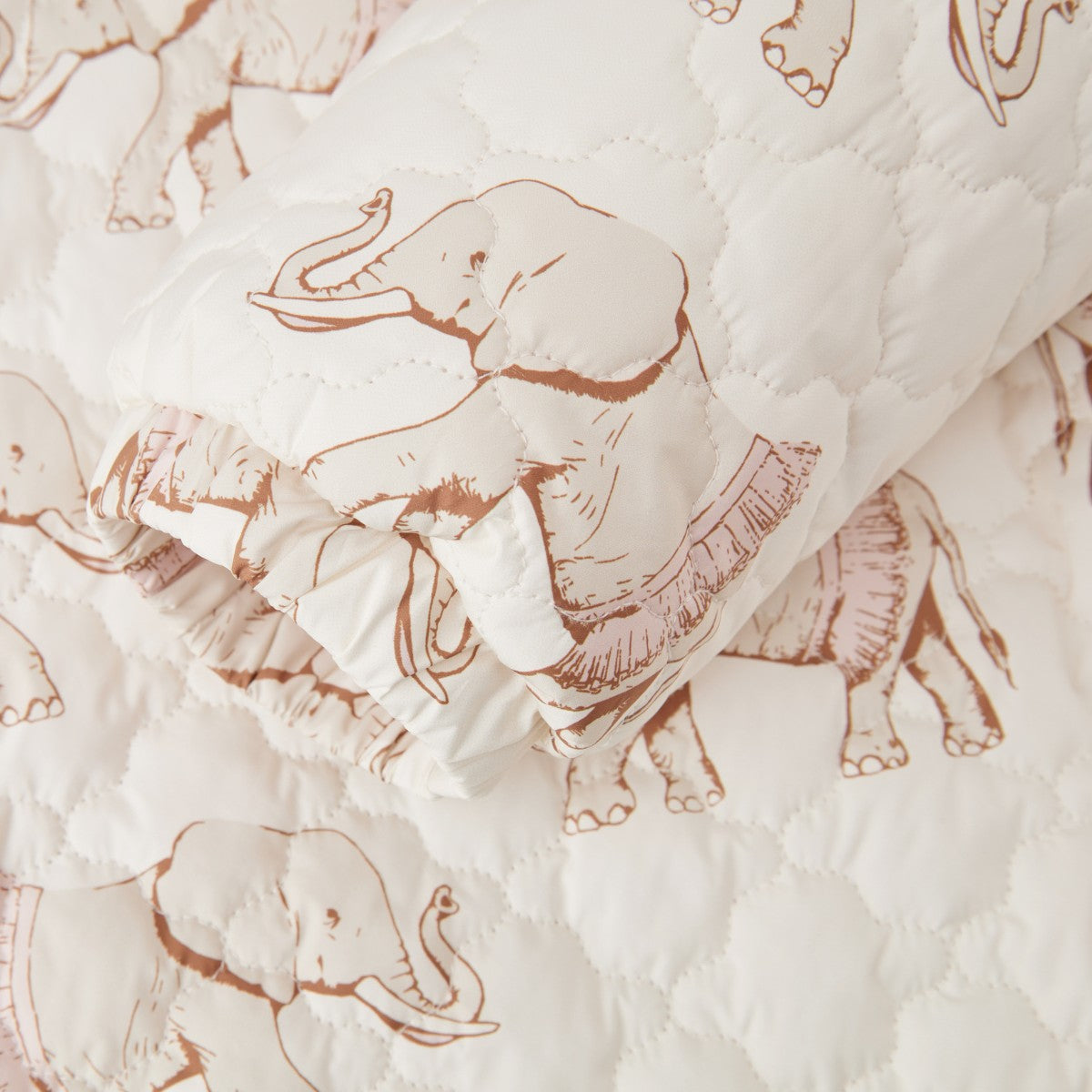 Tutu Elephant Quilted Jacket and Scarf Cuff
