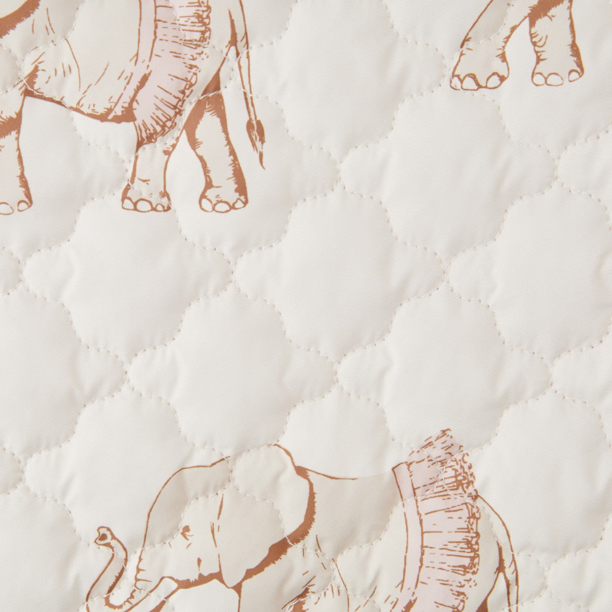 Tutu Elephant Quilted Jacket and Scarf Quilting Detail