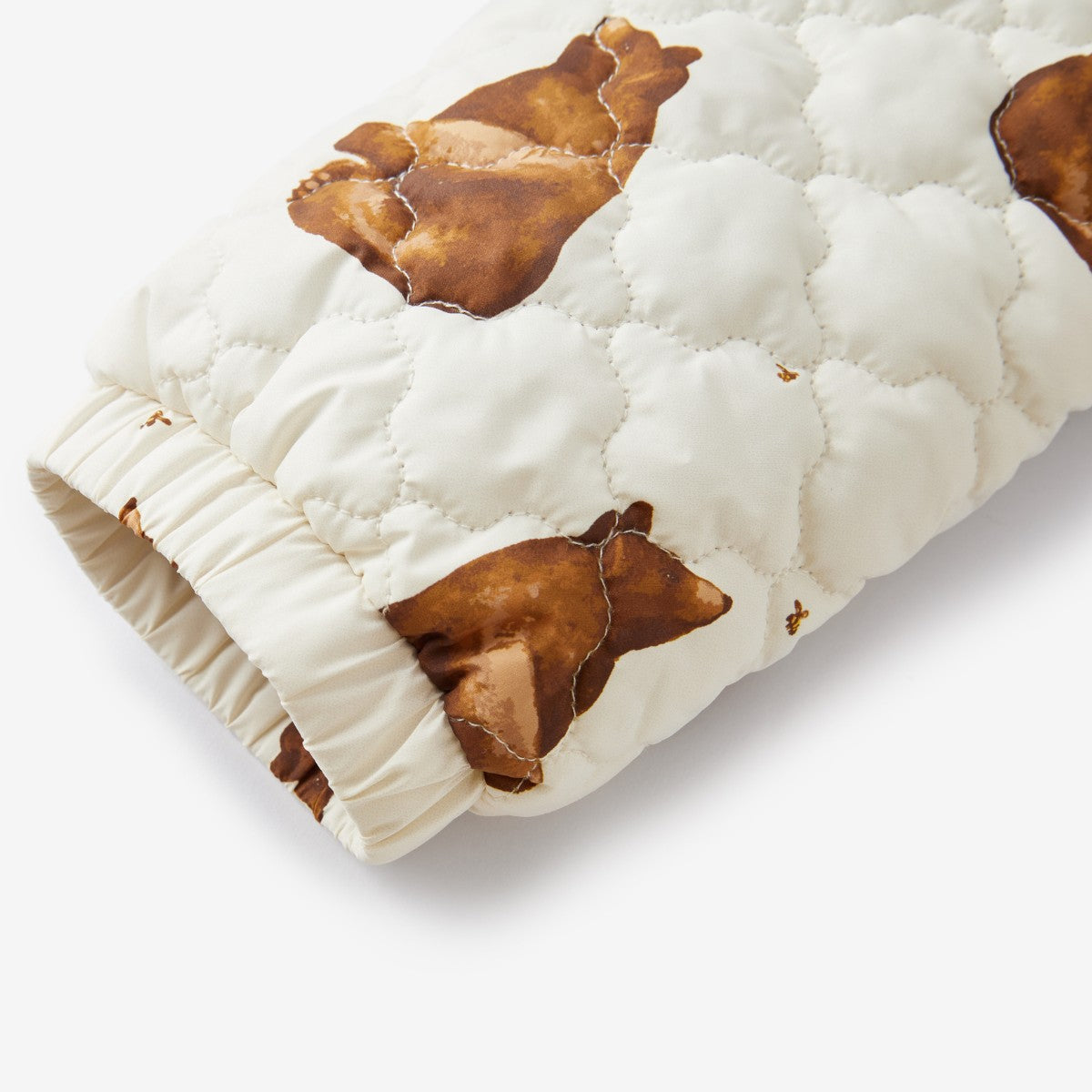 130137 – Honey Bear Quilted Jacket and Scarf Sleeve