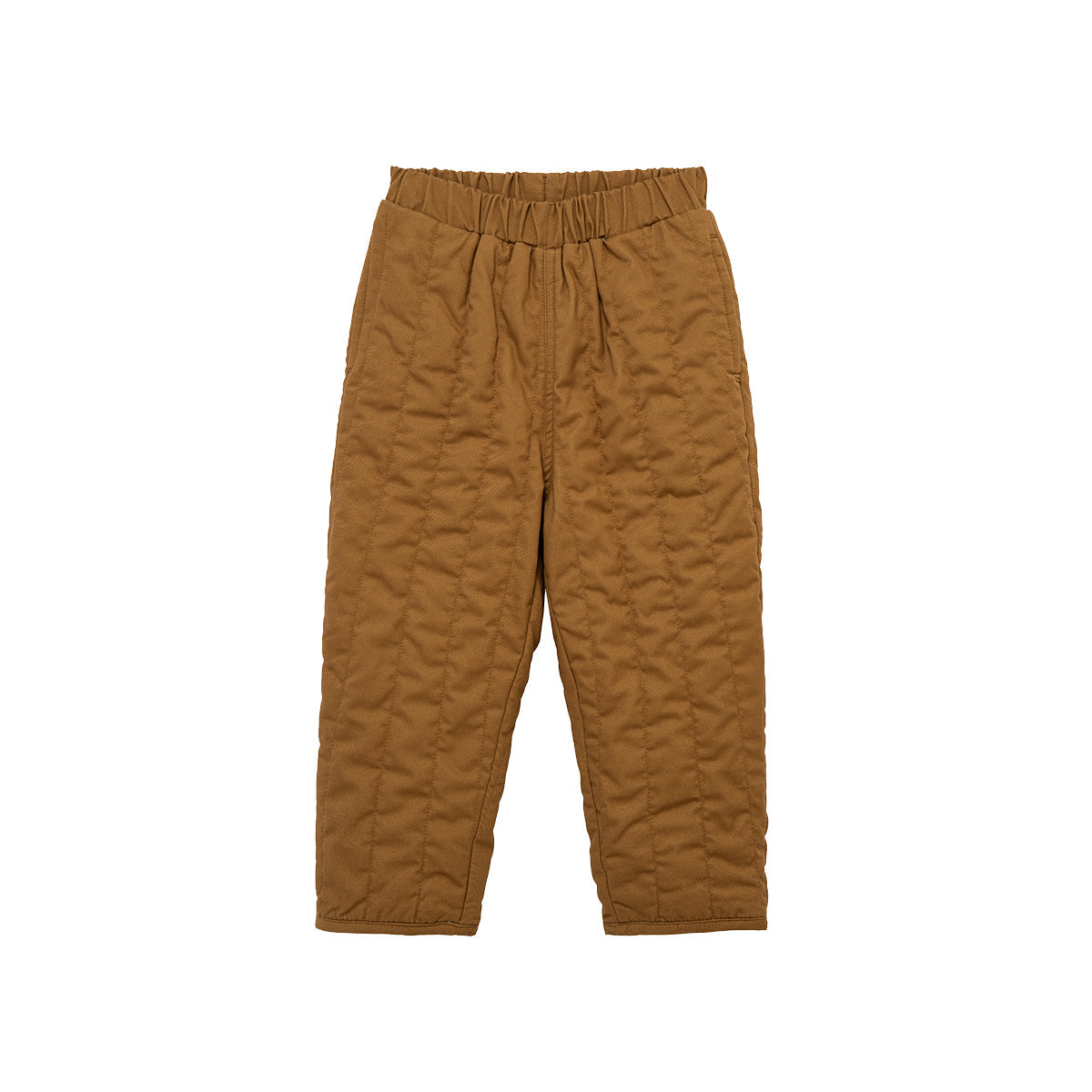 Golden Brown Quilted Pants