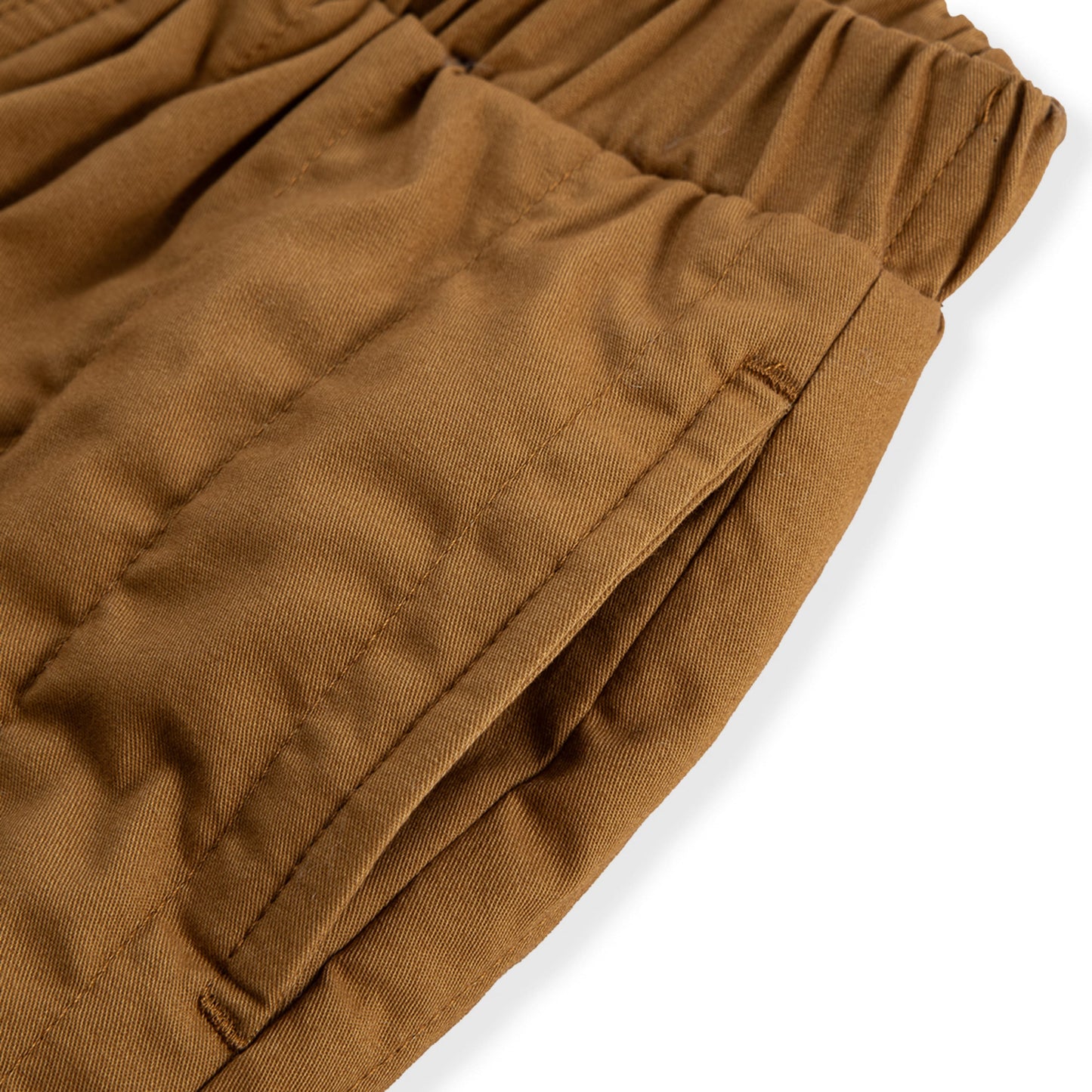 Golden Brown Quilted Pants