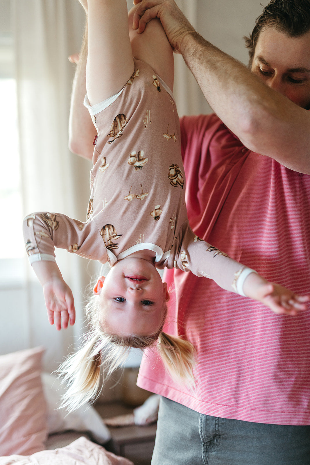 Mushroom Organic Cotton Long Sleeve One Piece