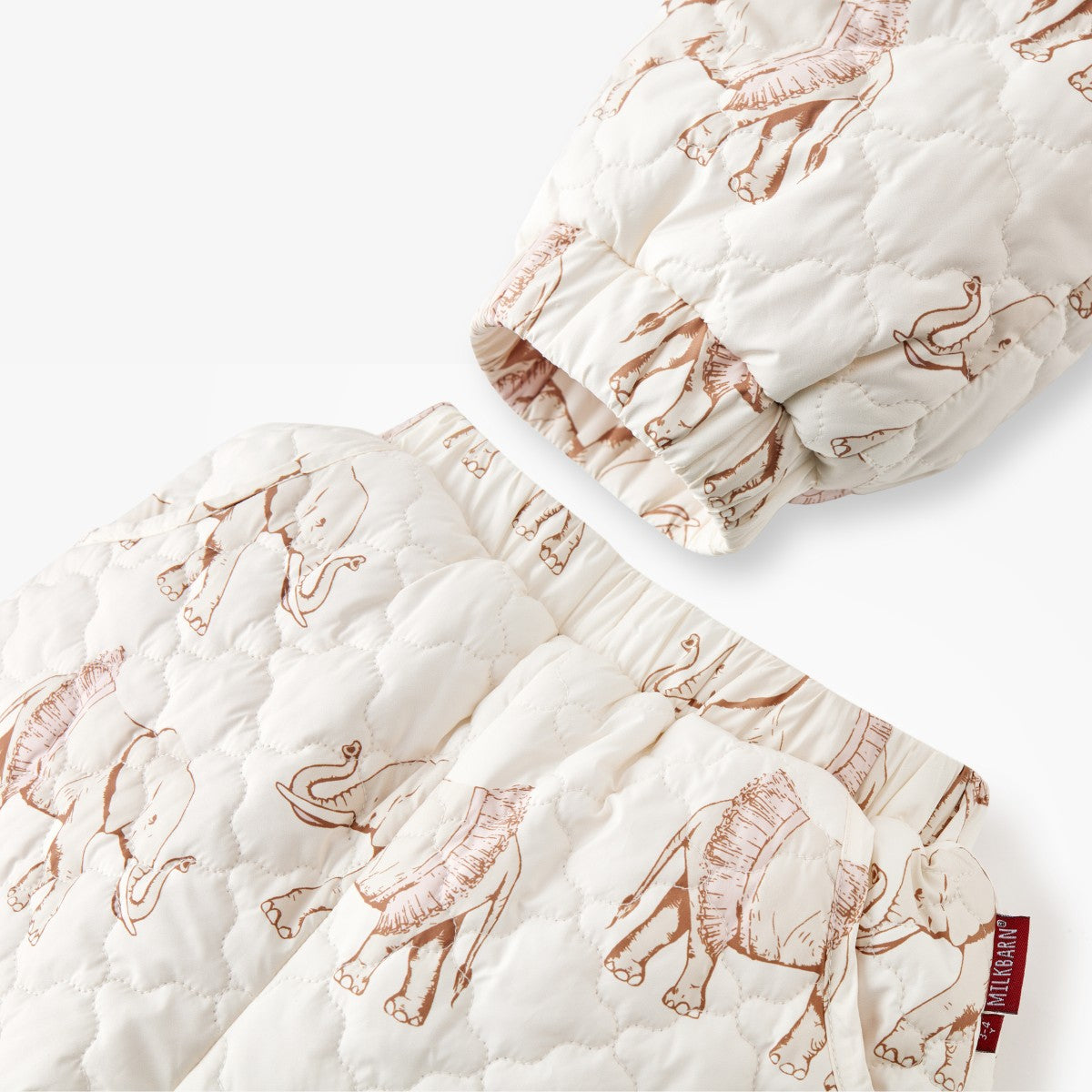 140071 – Tutu Elephant Quilted Pants Waist and Cuff