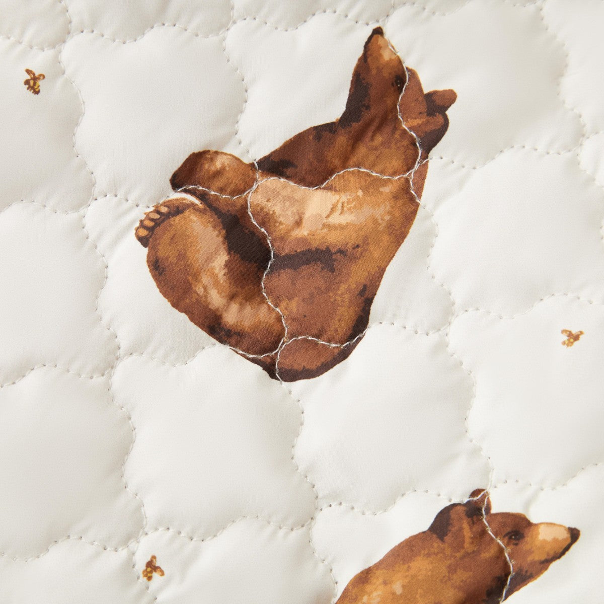 Honey Bear Quilted Pants Detail