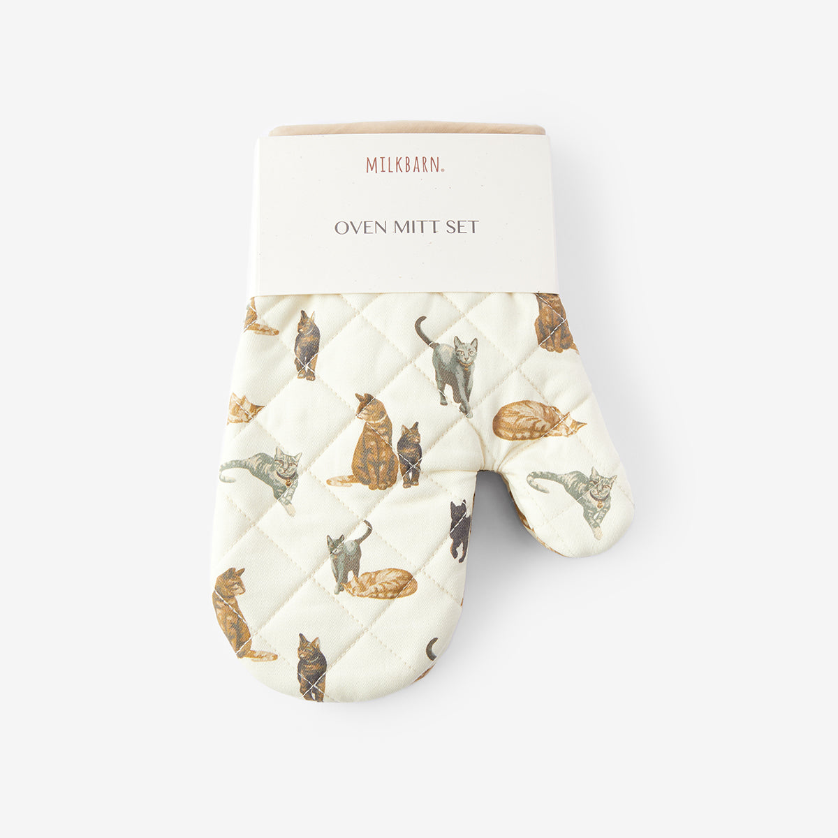 Cat Oven Mitt Set