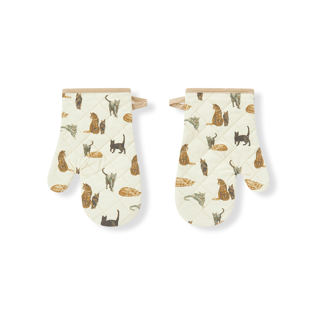 Cat Oven Mitt Set