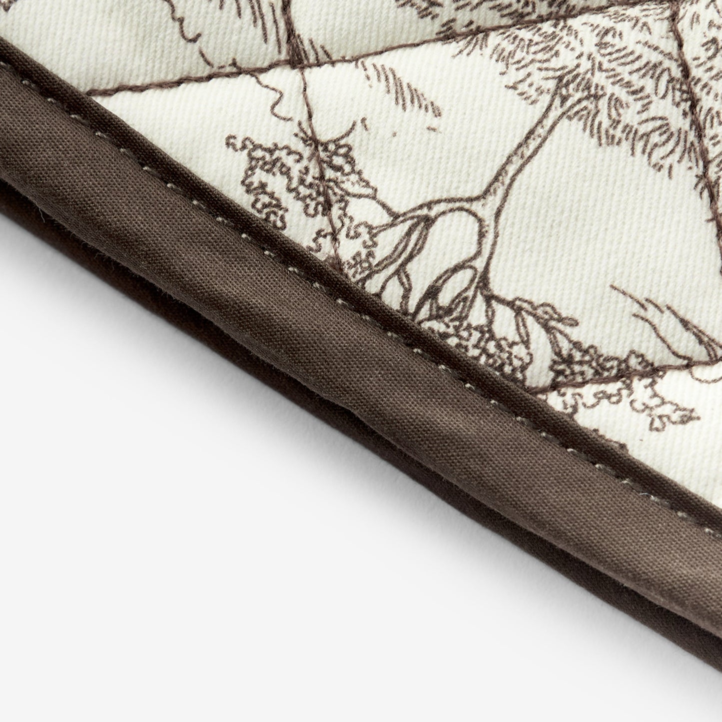 Country Toile Oven Mitt Set
