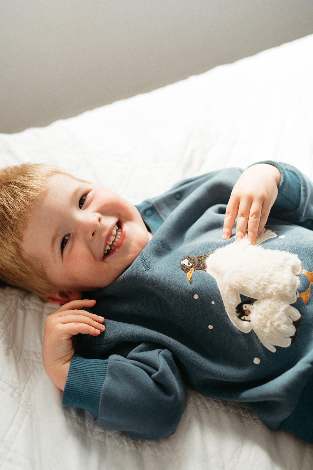 Dark Blue Penguin Cozy Sweatshirt
