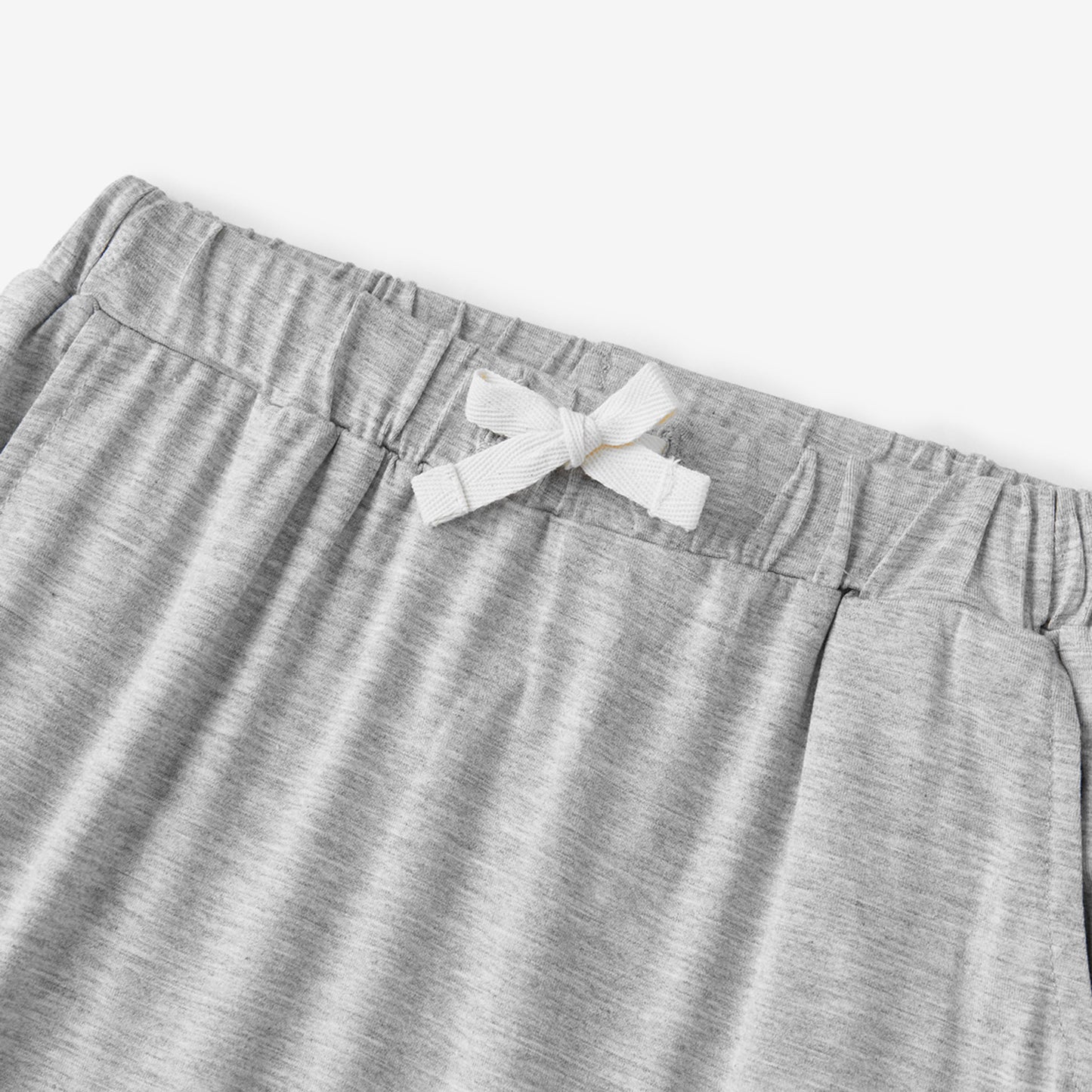 Grey Melange Luxe Solid Jogger Pants