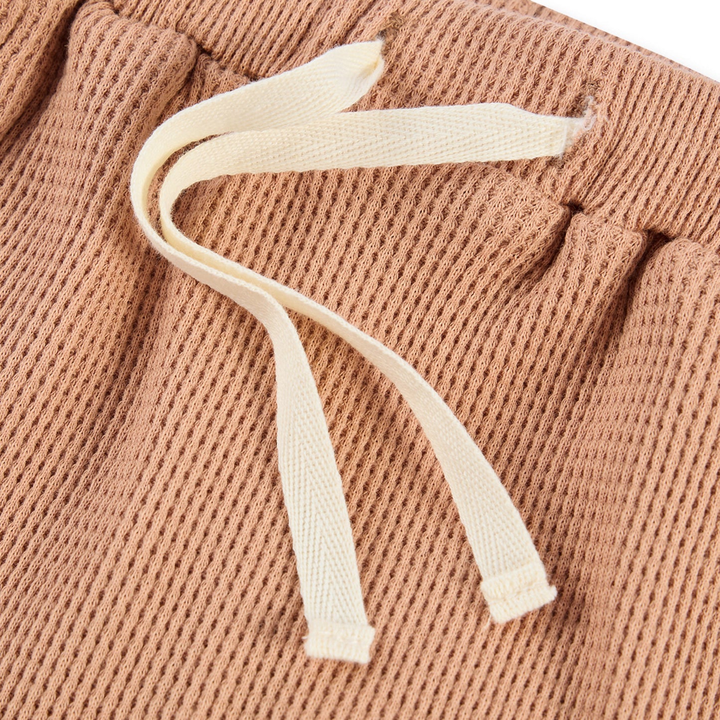 Tawny Rose Waffle Jogger Pants