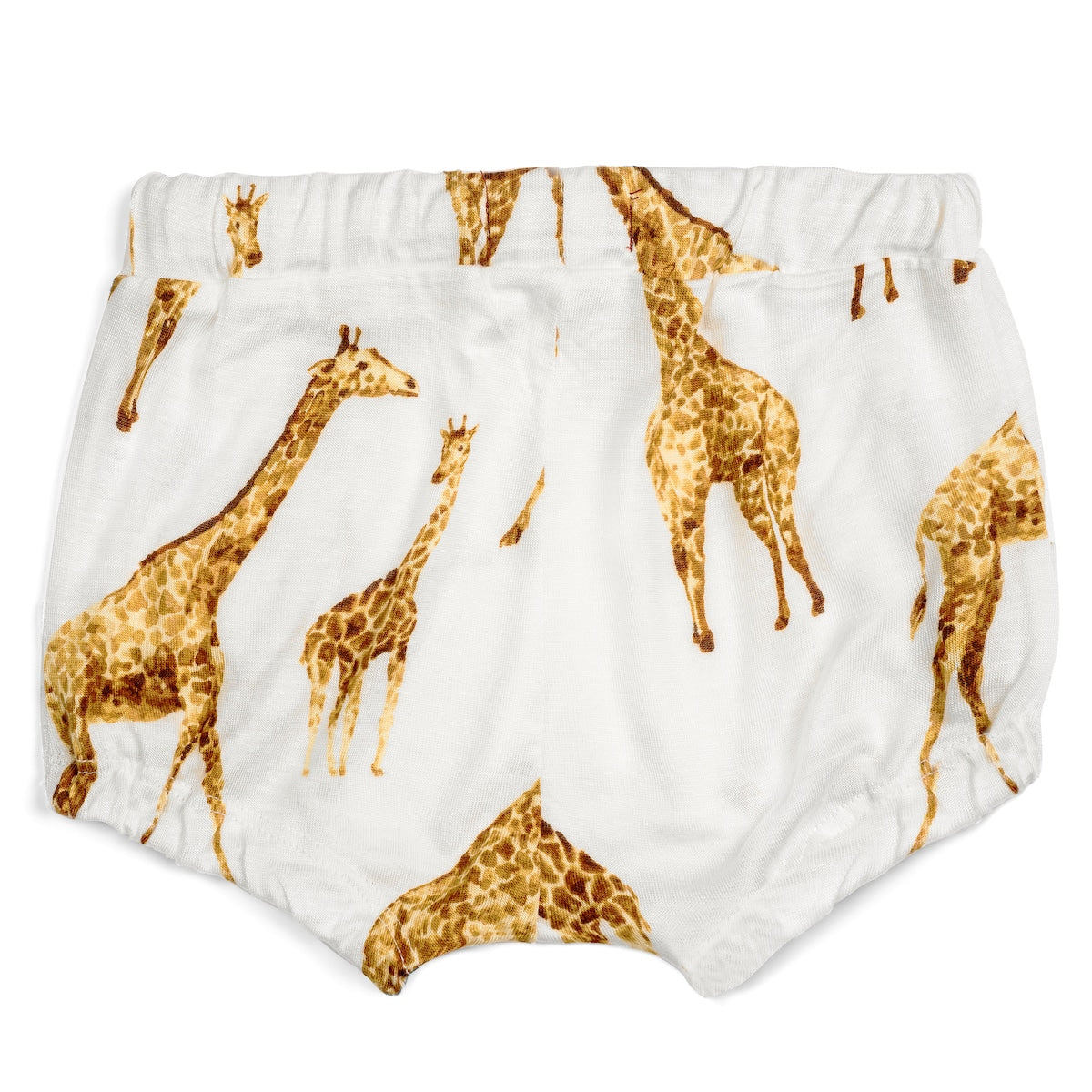 Orange Giraffe Bamboo Pocket Bloomer Rear
