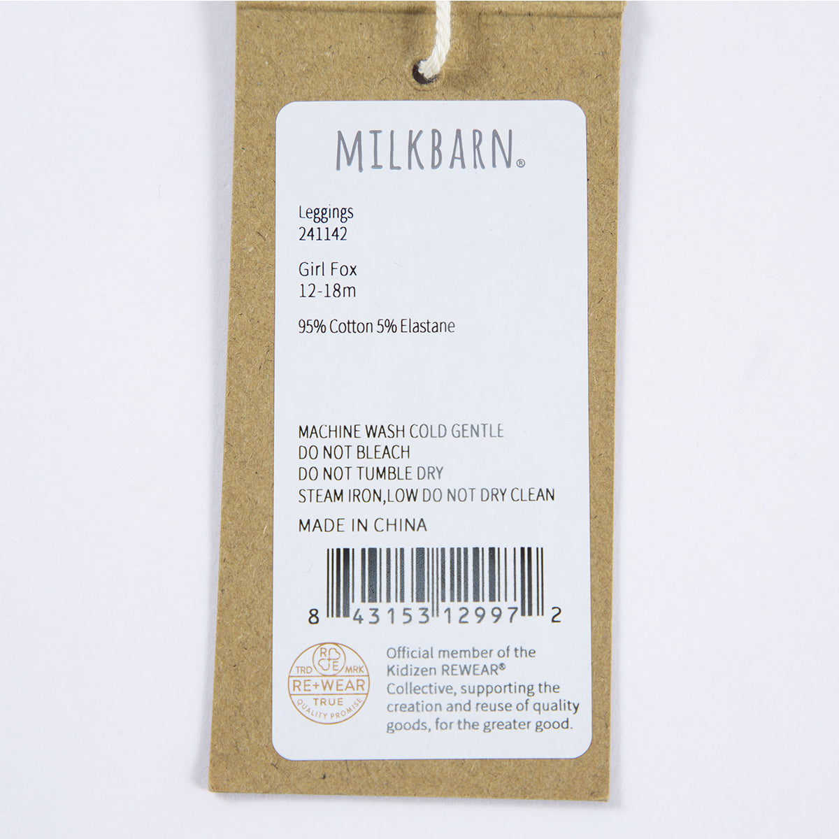 Milkbarn Kids Cotton+Spandex Stretch Active Leggings baby Apparel Bottoms in Girl Fox fabric Picture