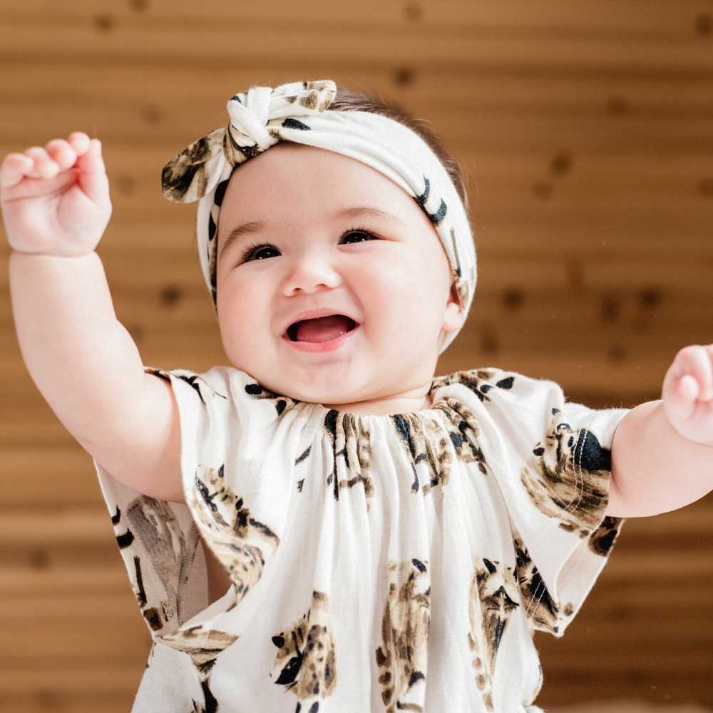 Milkbarn Headband - Racoon - Bamboo
