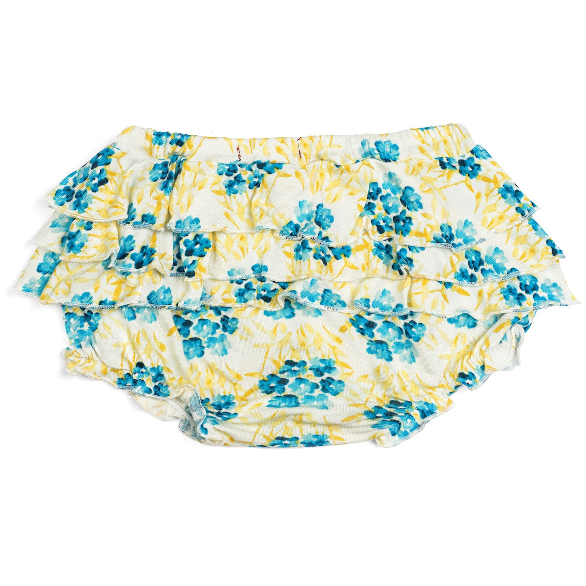 Sky Floral Bamboo Ruffle Bloomer