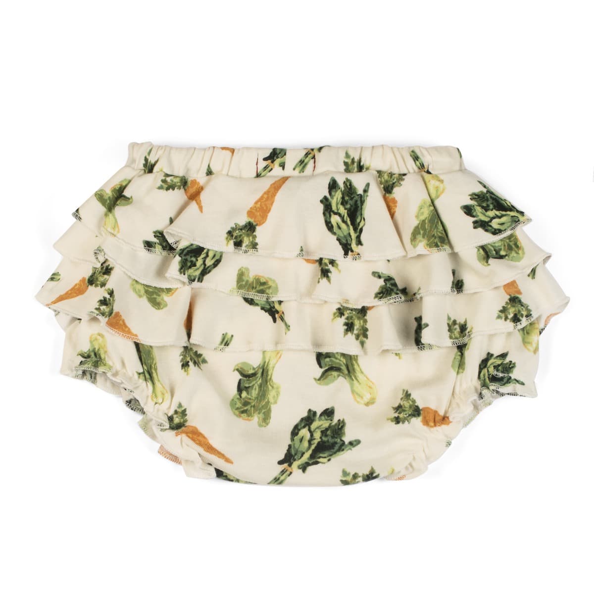 Fresh Veggies Organic Ruffle Bloomer Back