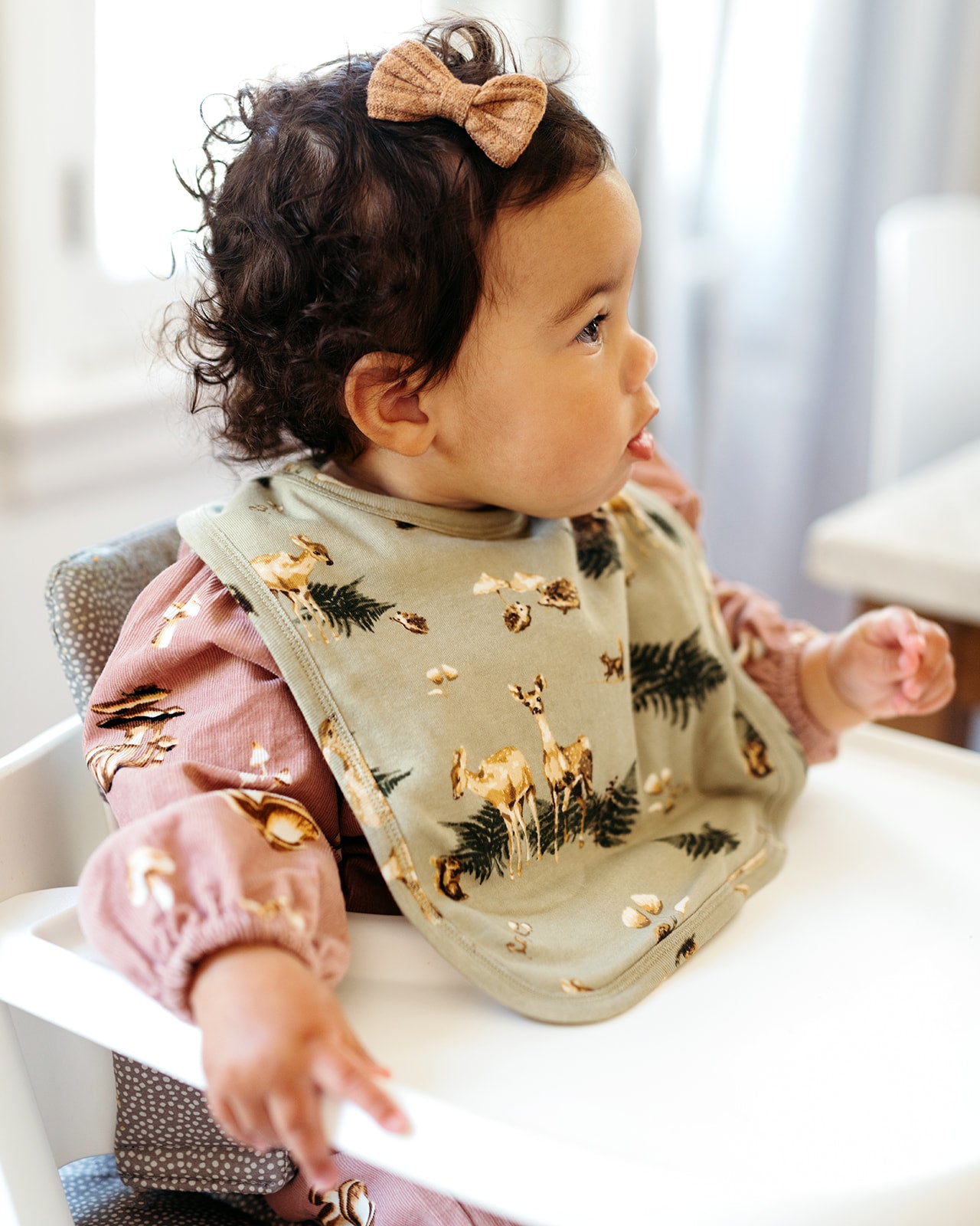 Forest Party Organic Cotton Lil' Bib