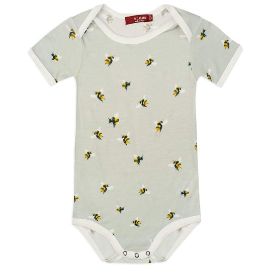 Bumblebee Bamboo One Piece by Milkbarn Kids