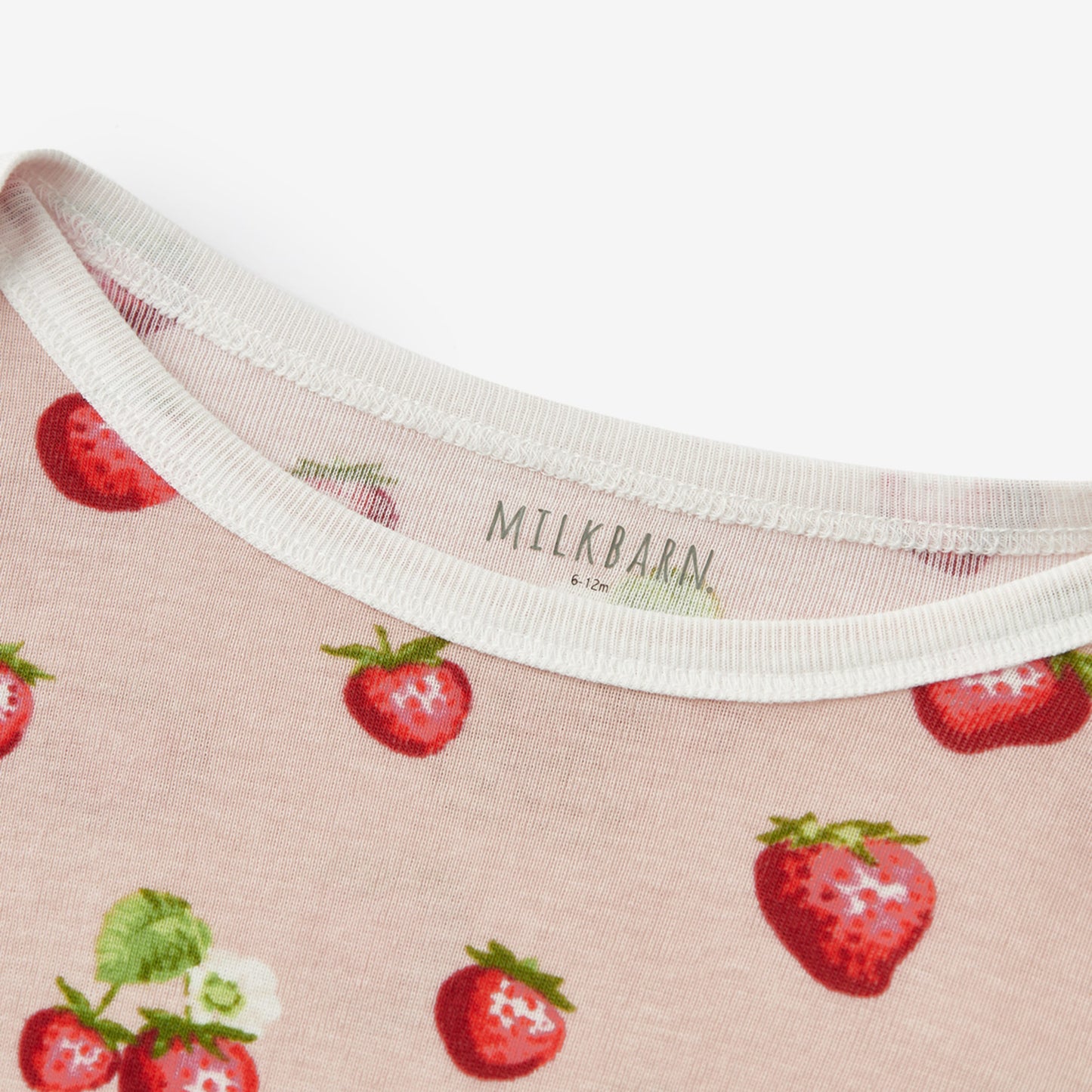 Strawberry Organic Cotton LS One Piece