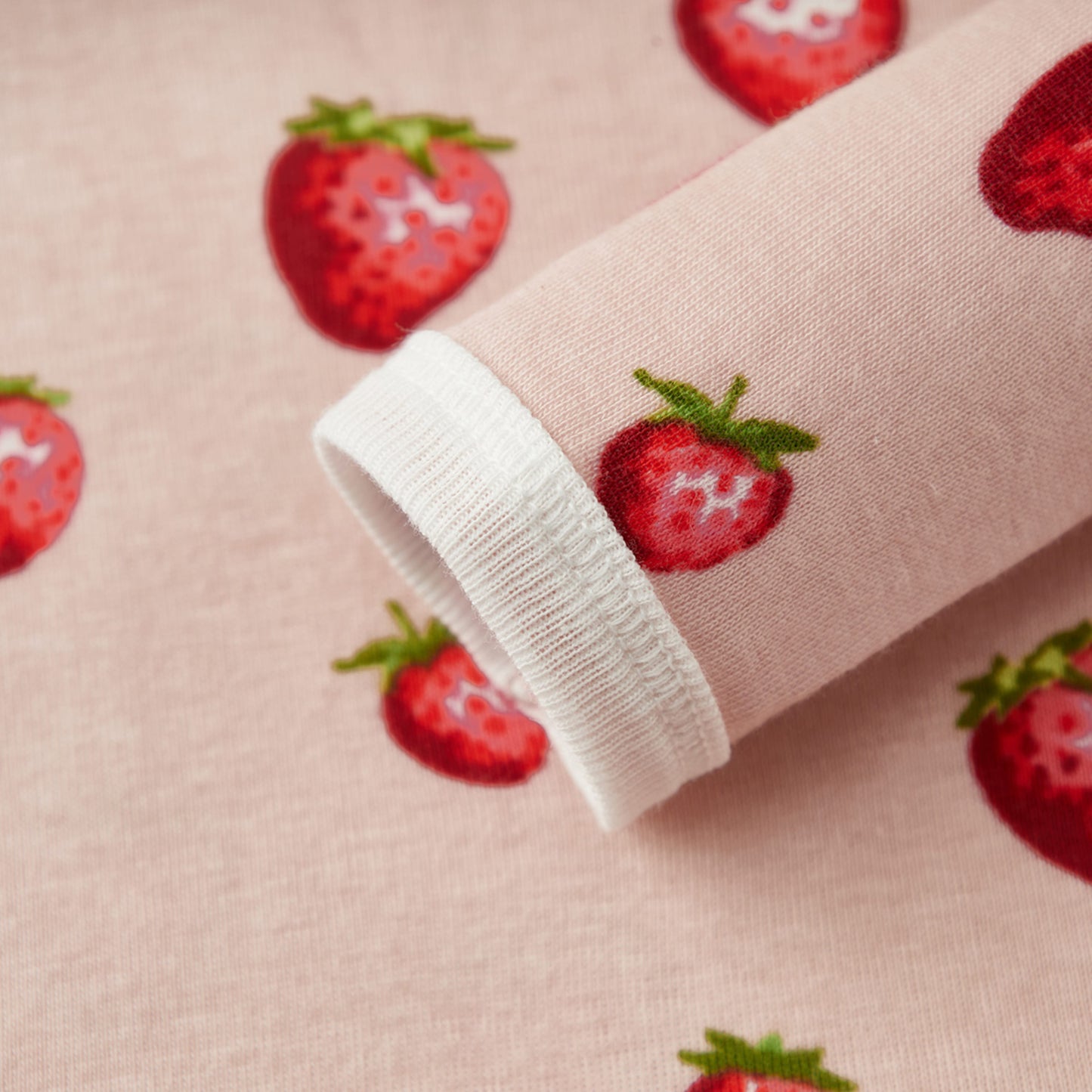 Strawberry Organic Cotton LS One Piece