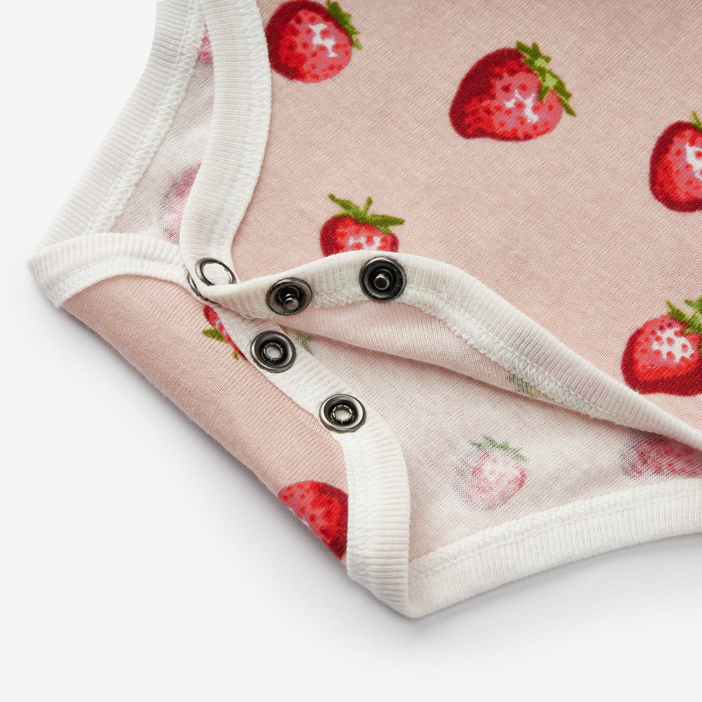 Strawberry Organic Cotton LS One Piece