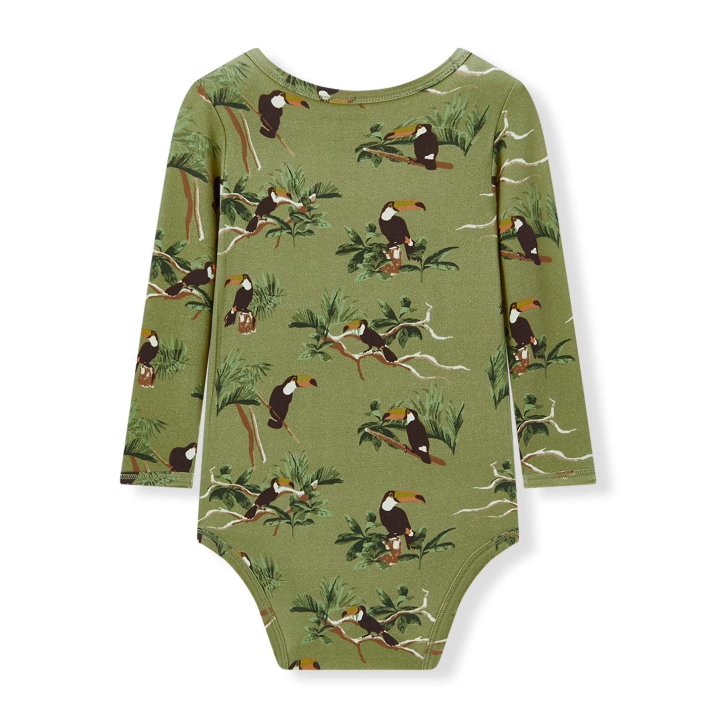 Toucan Cotton Stretch LS One Piece