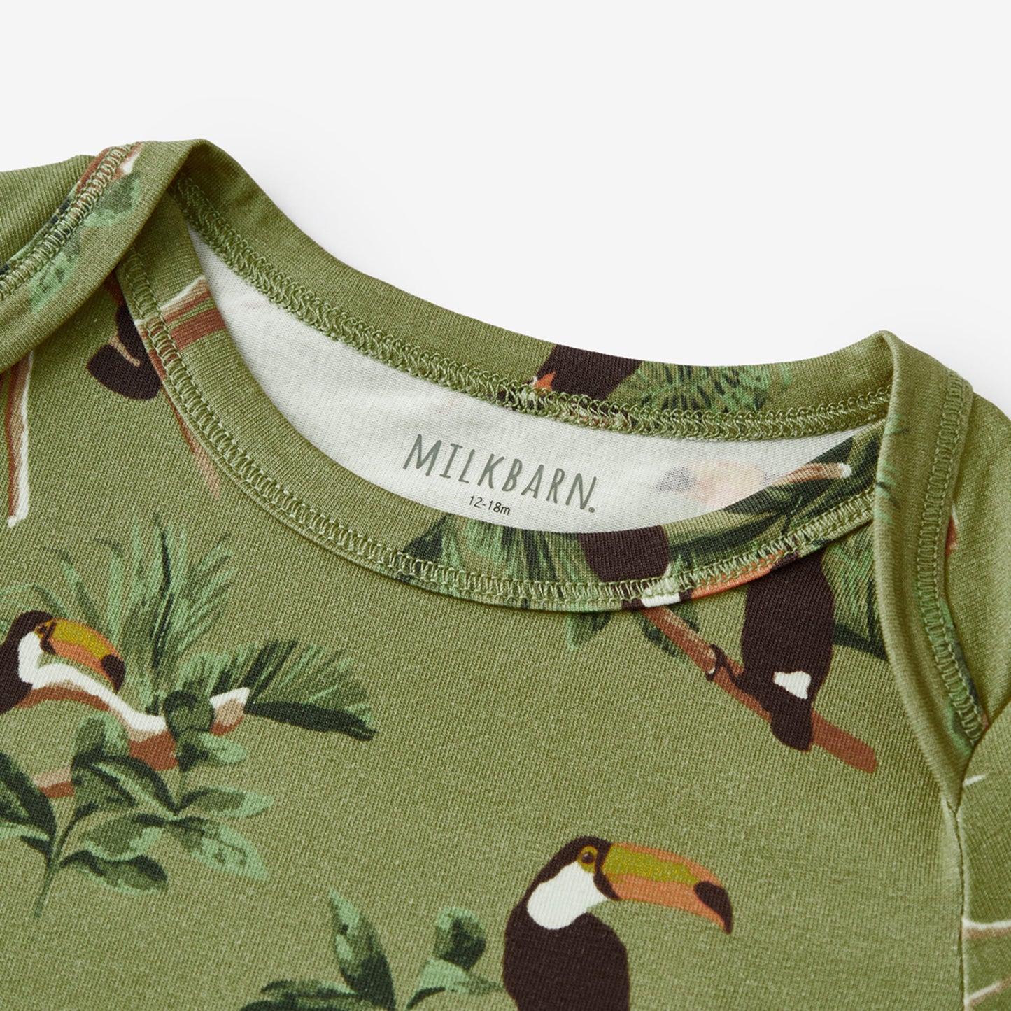 Toucan Cotton Stretch LS One Piece