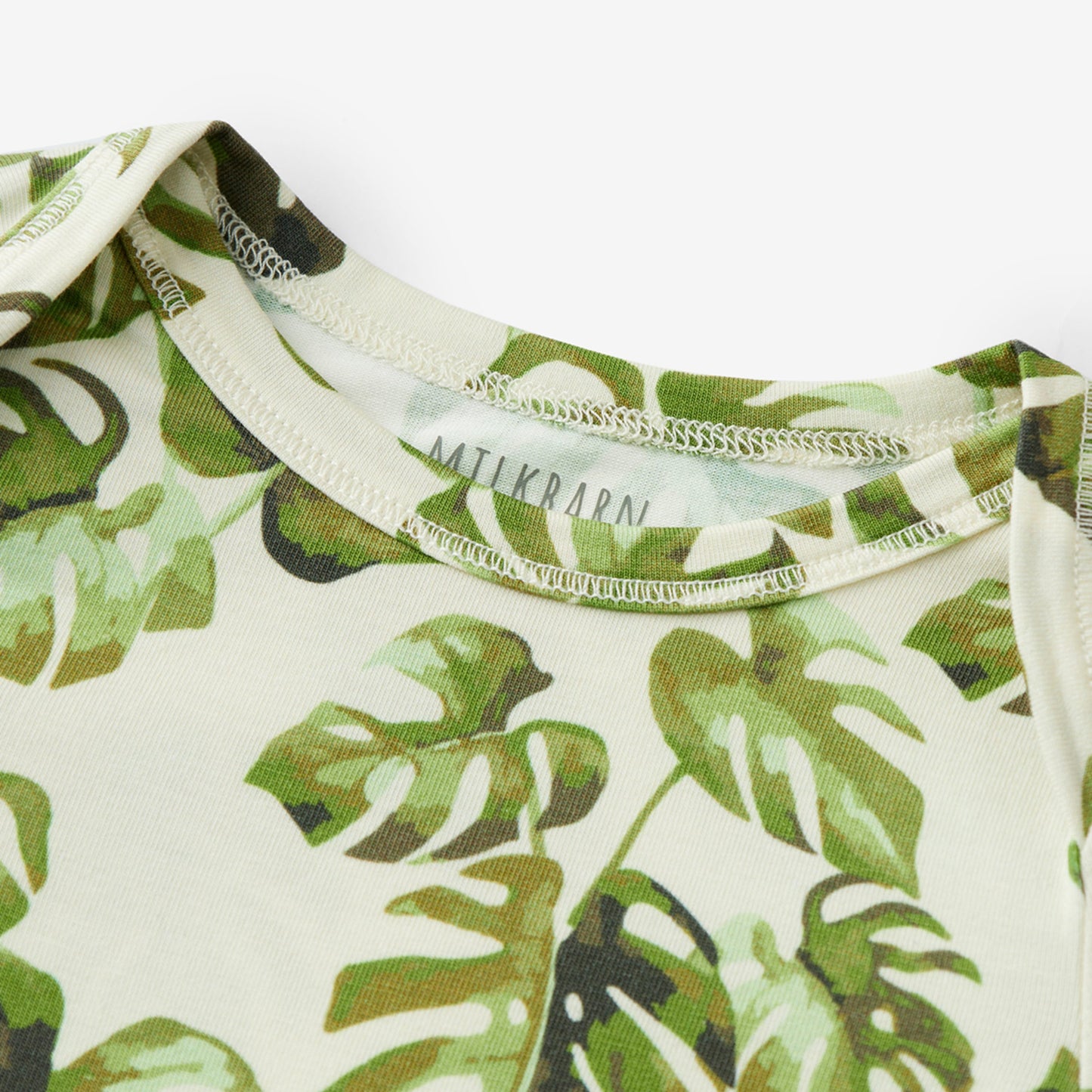 Island Leaf Cotton Stretch LS One Piece