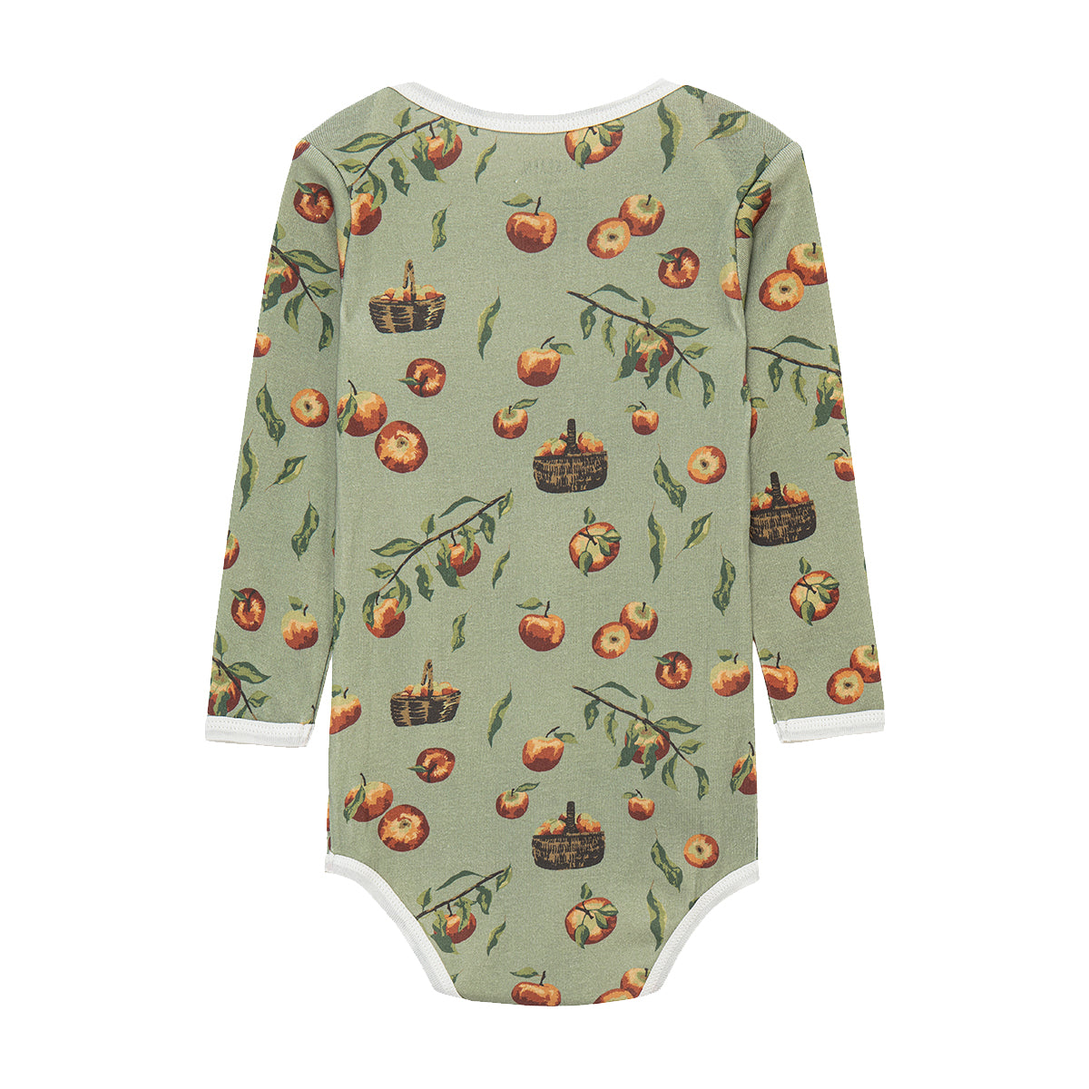 Apple Orchard Organic Cotton Long Sleeve One Piece
